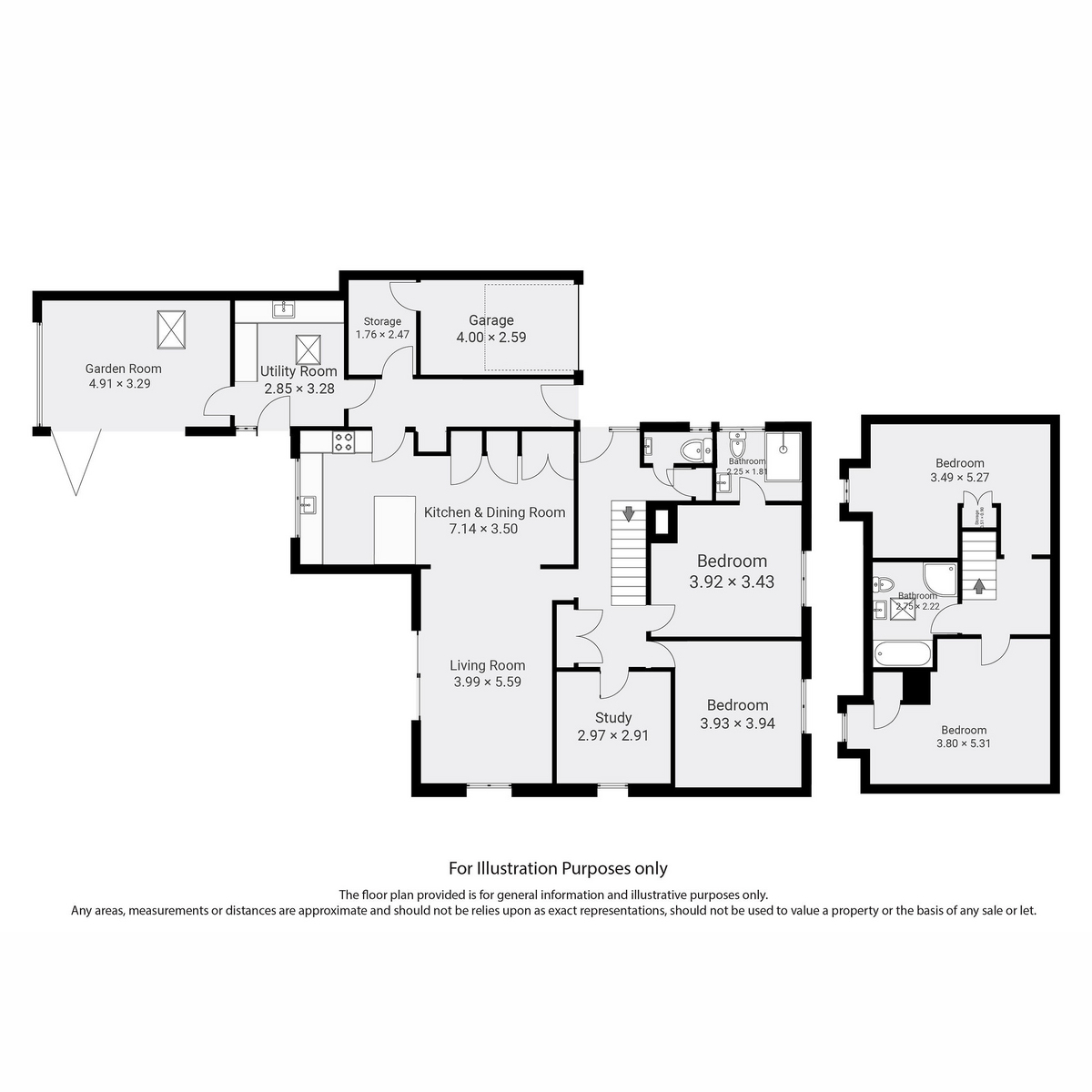 Bungalow, Hereford Road, Monmouth floorplan