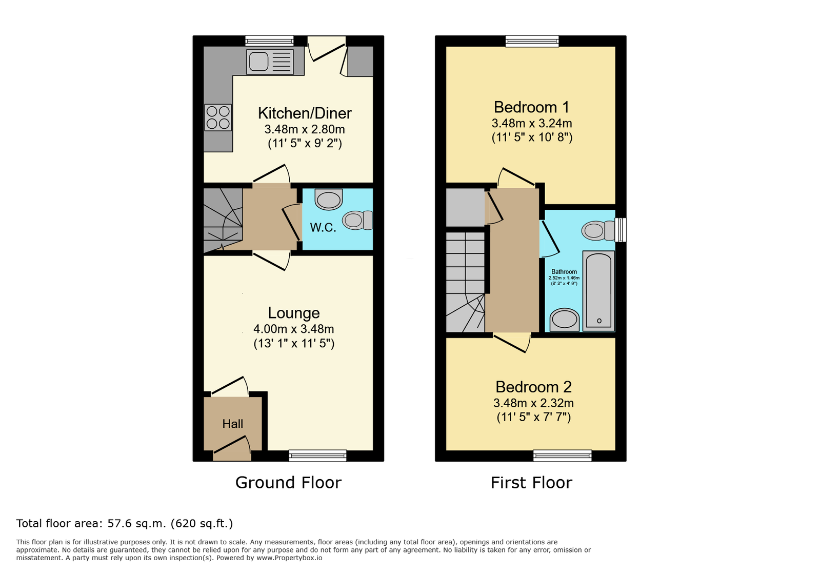 The Hedgerows, Eggborough floorplan