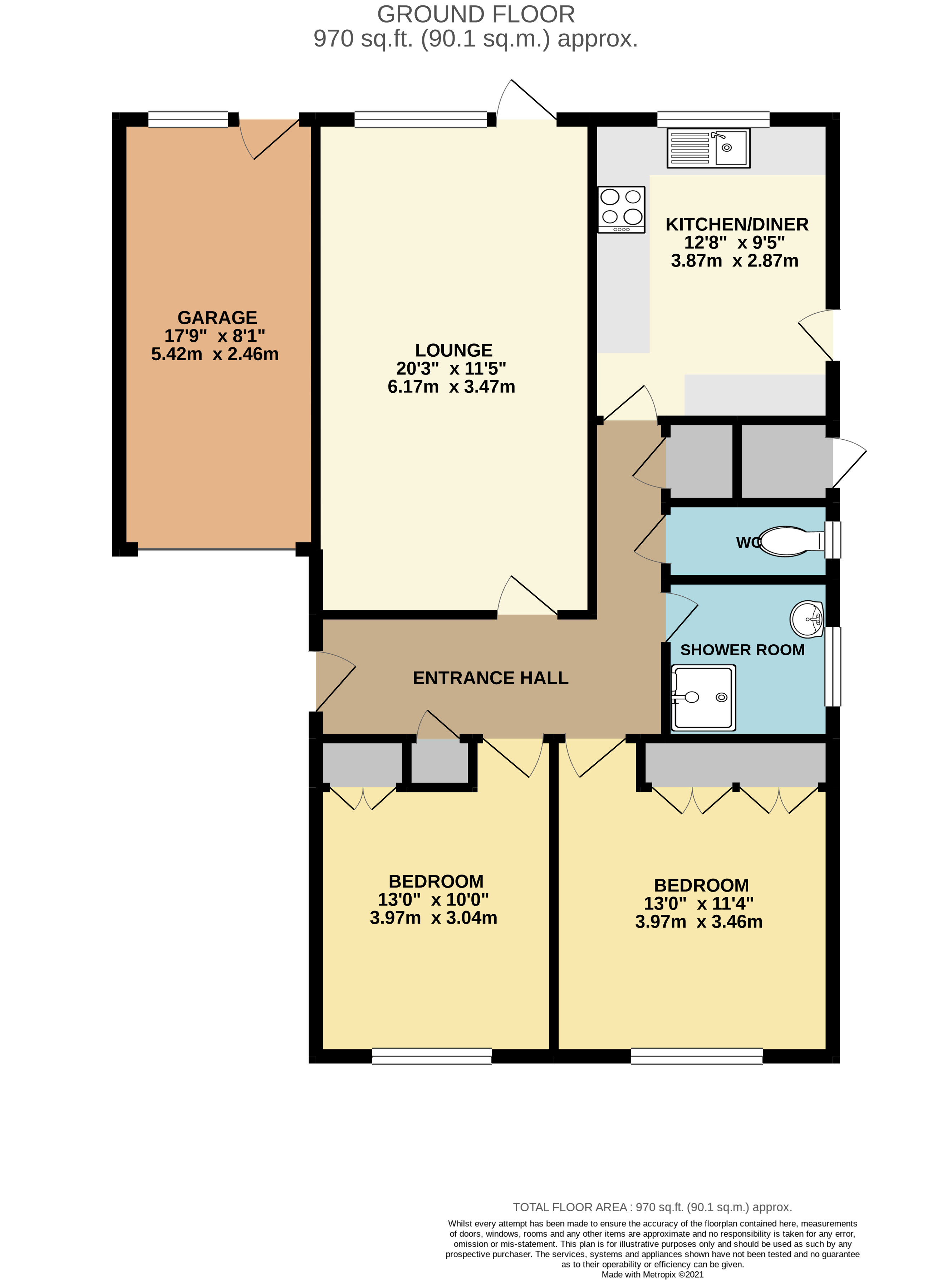Green Farm Close, Orpington BR6, 2 bedroom detached bungalow for sale