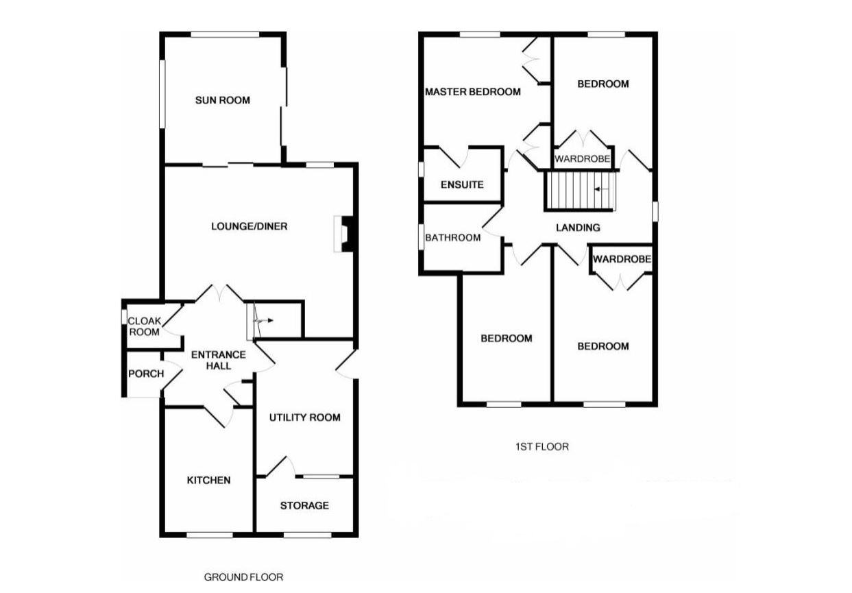 Willow Lodge, Tendring Road, Clacton floorplan