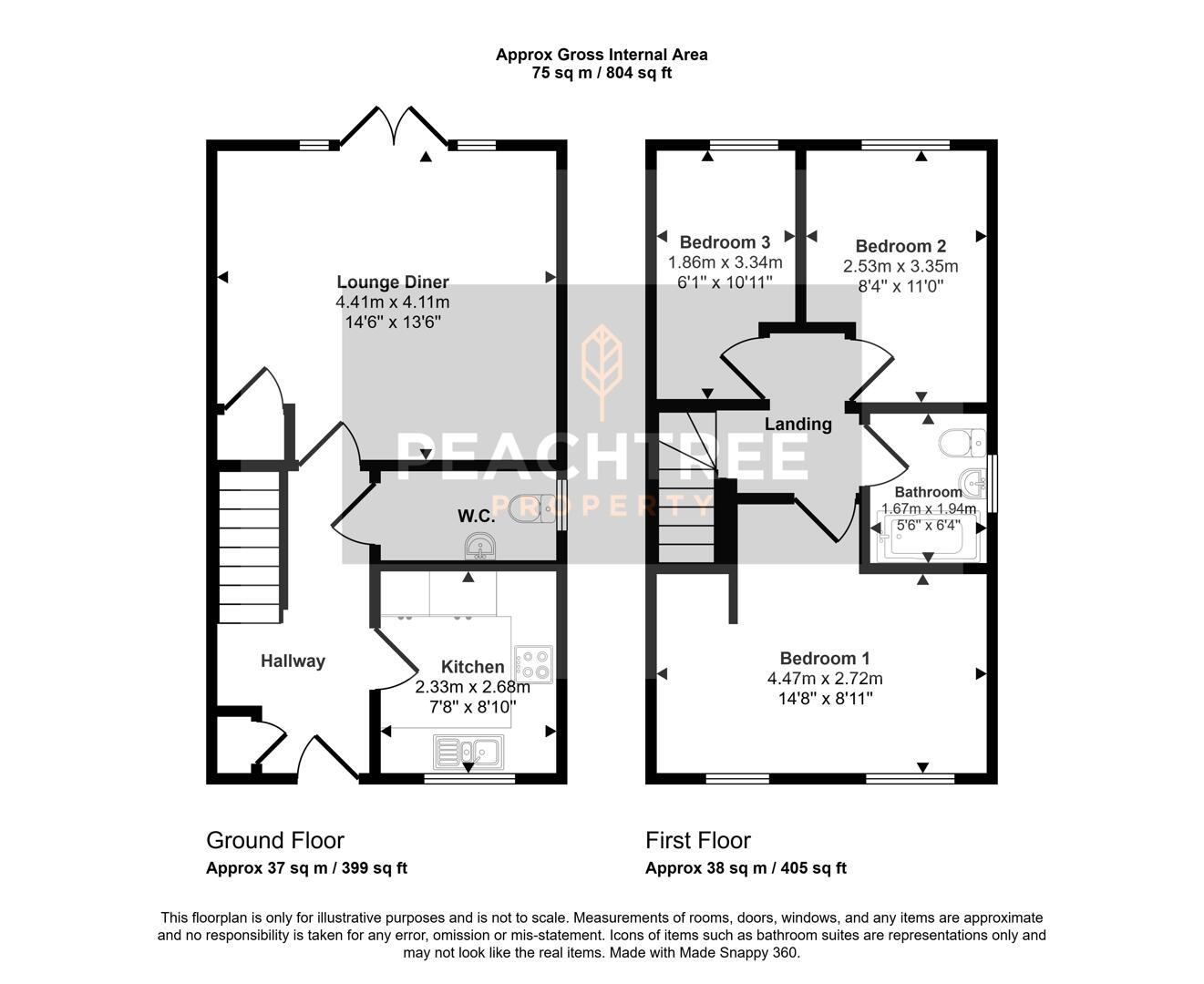 56, Minton Avenue, Paisley floorplan