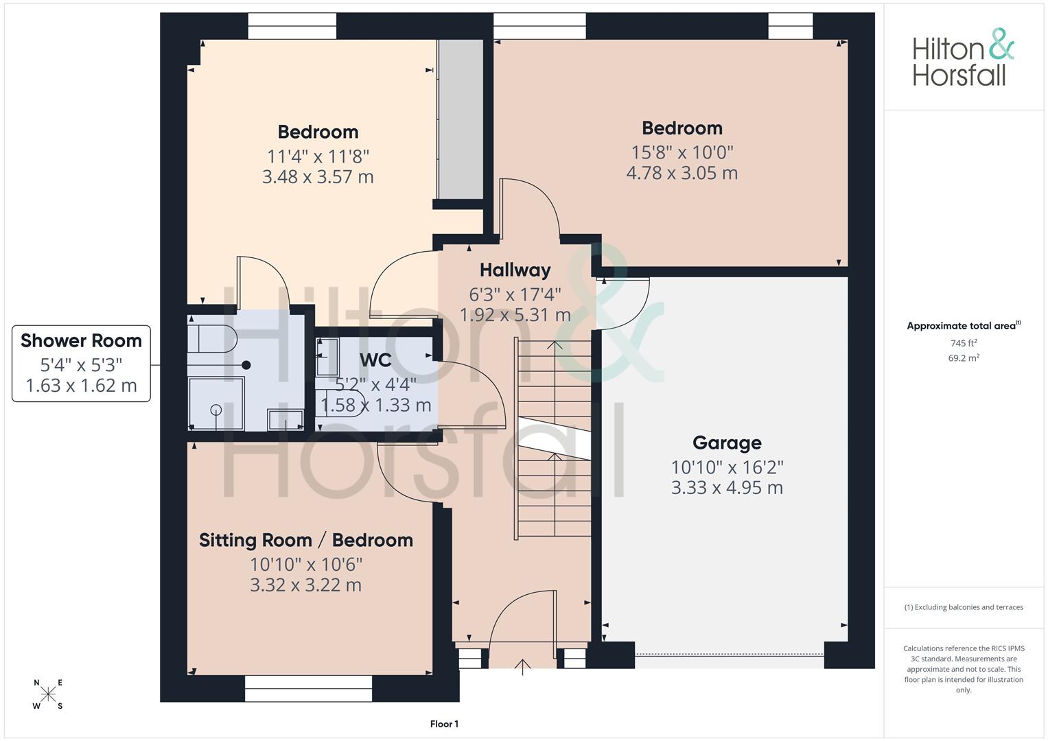 4, Rowan Drive, Foulridge floorplan