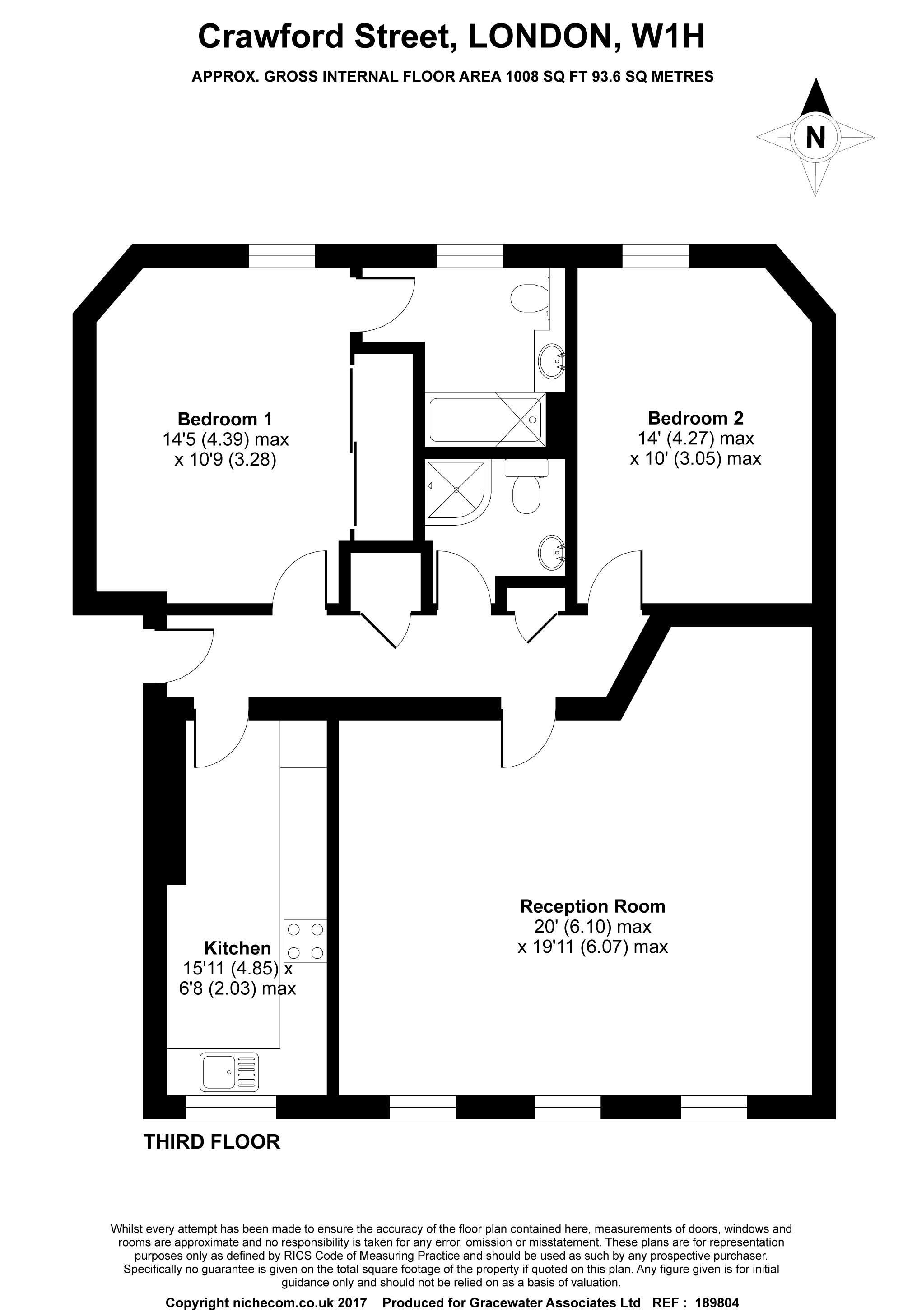 2 Bedrooms Flat for sale in Crawford Street, London W1H