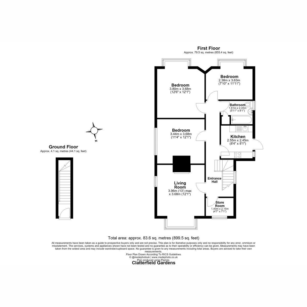 28, Clatterfield Gardens, Westcliff-on-sea floorplan