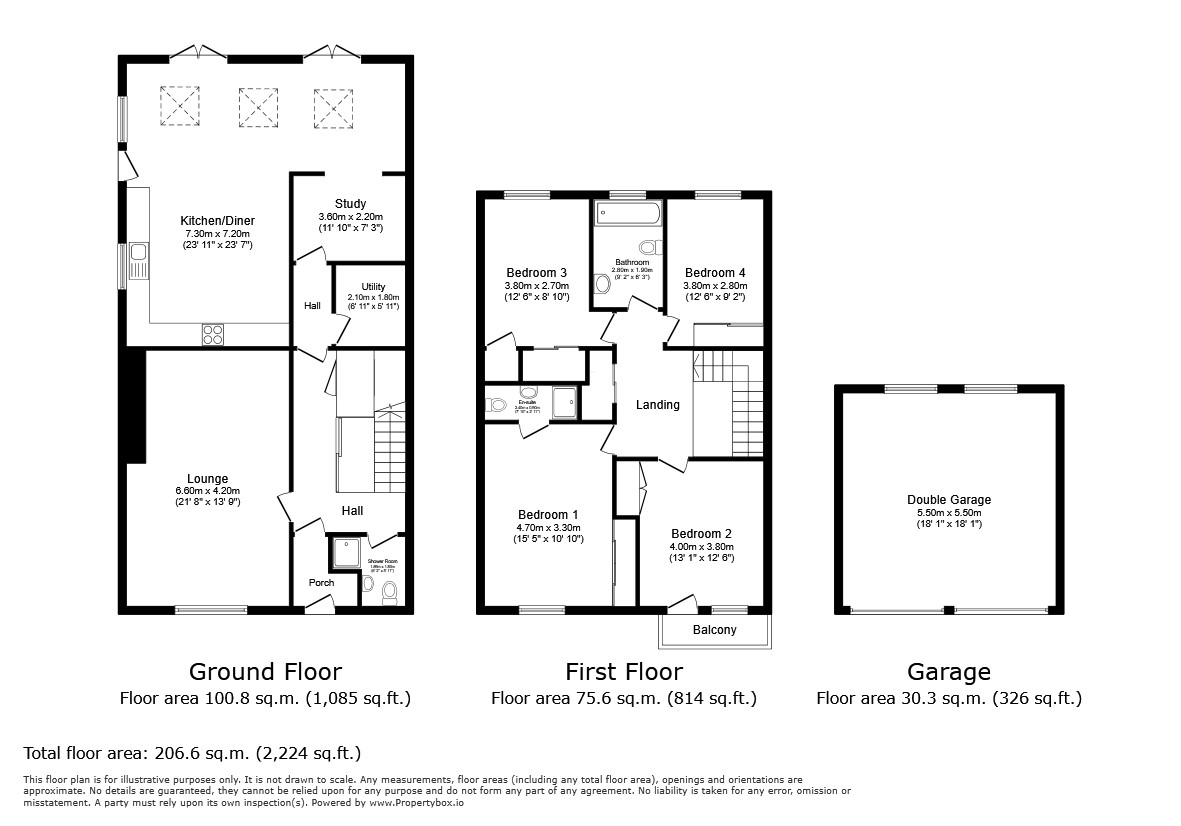 2, Manor Close, County Durham floorplan