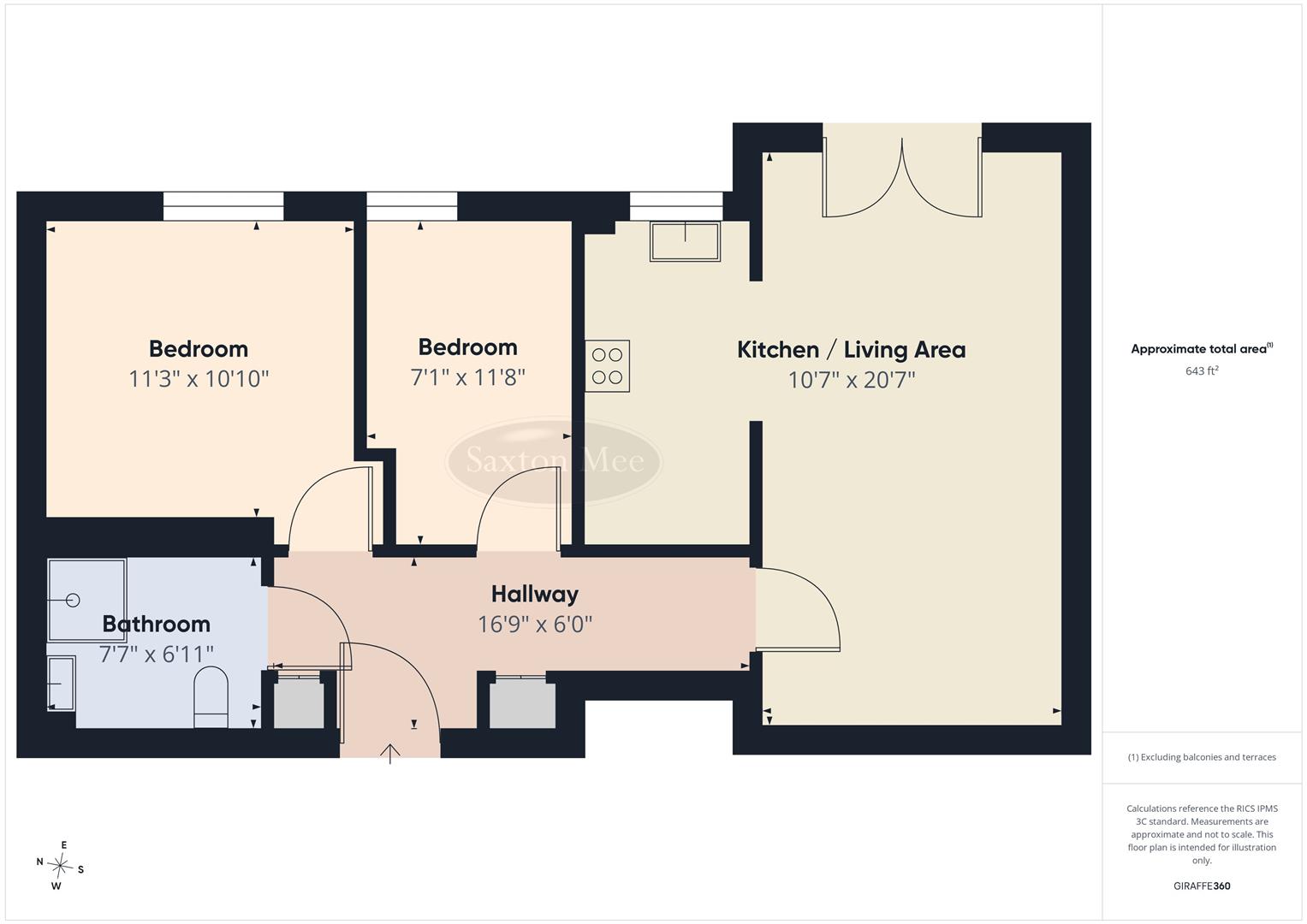 23 Stonelow Court, Stonelow Road, Dronfield floorplan