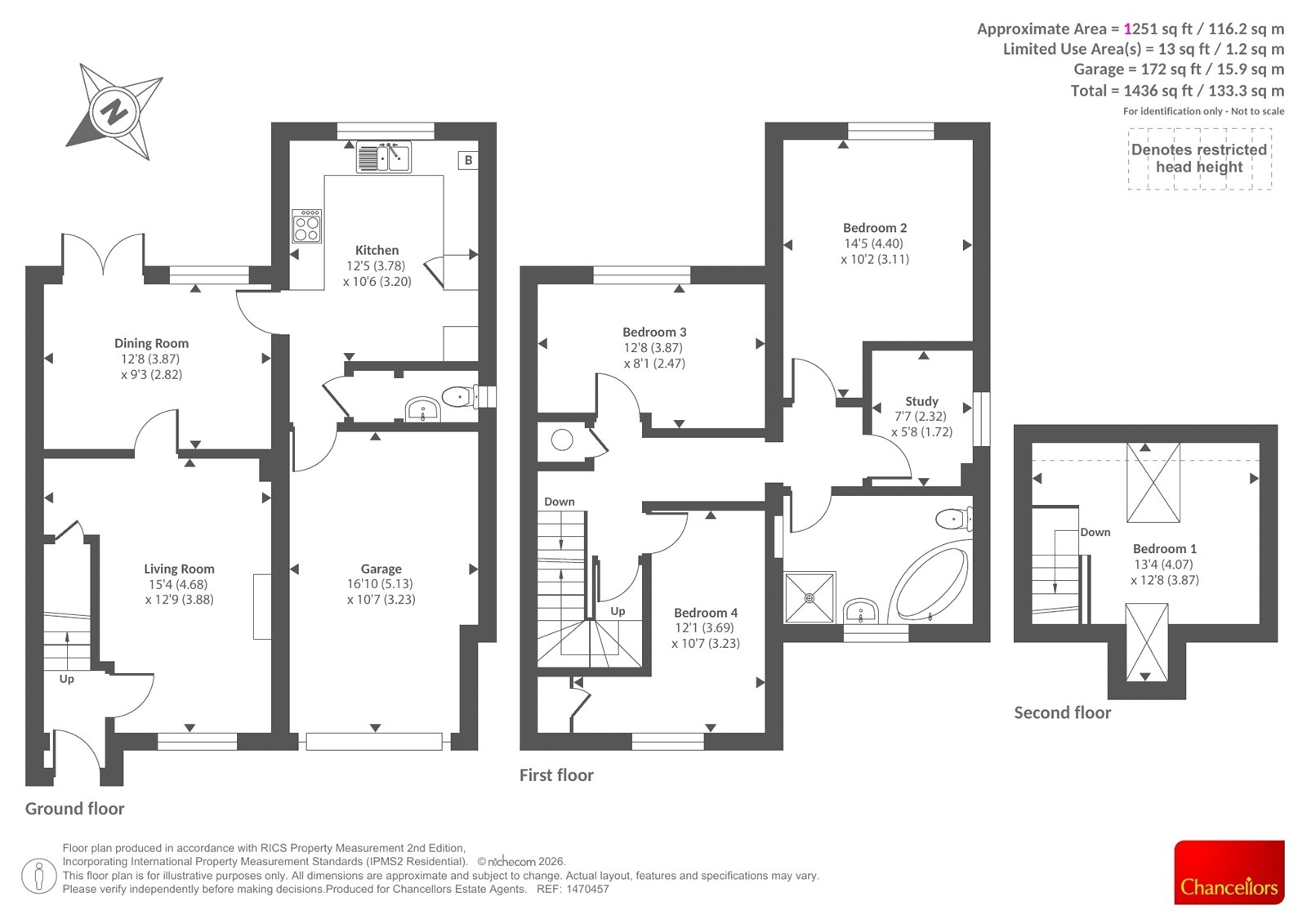 57, Larchside Close, Reading floorplan