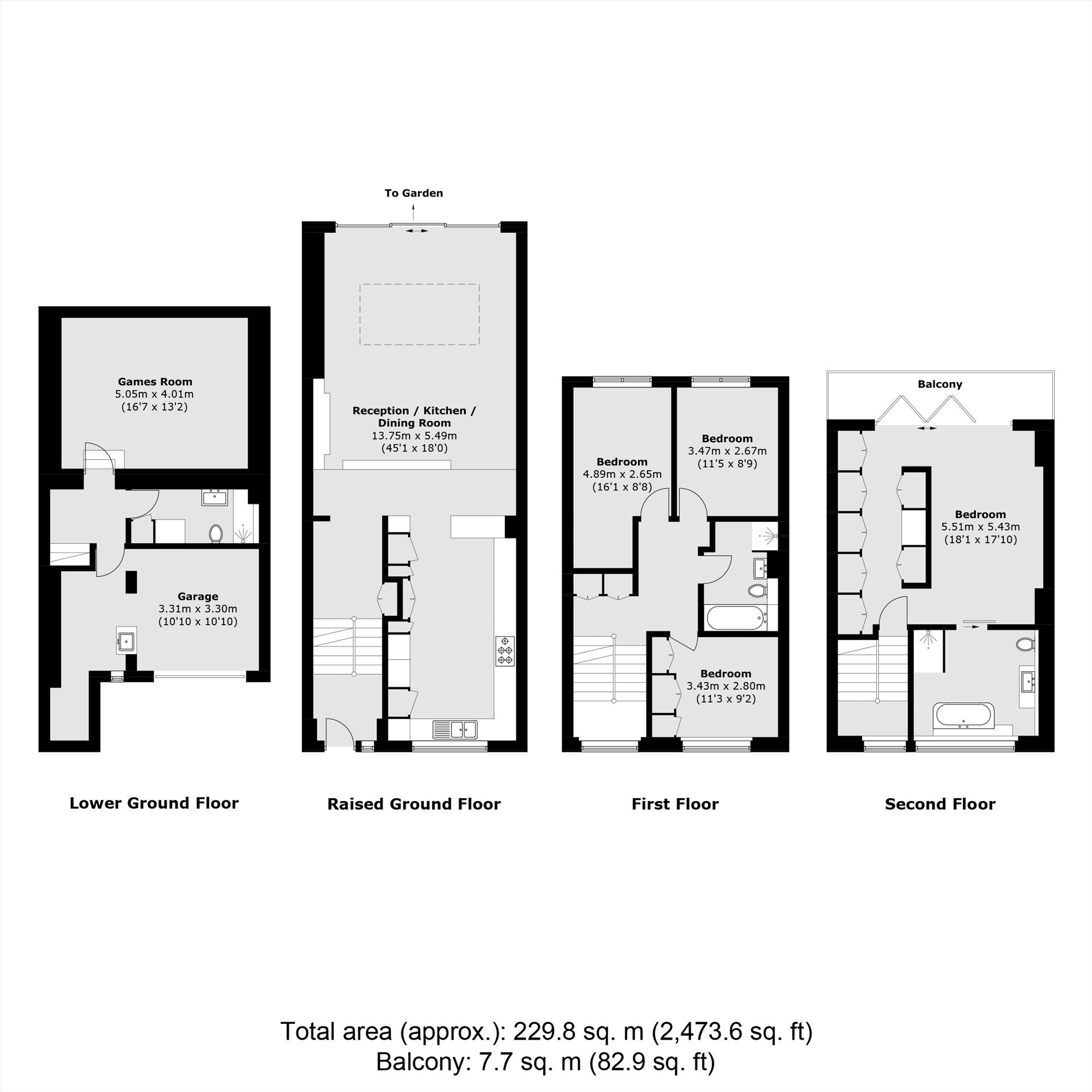 Holt Close, London floorplan