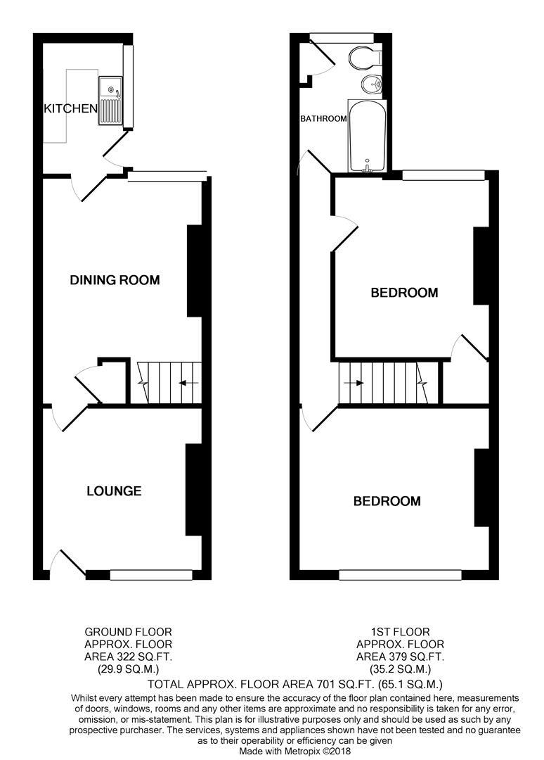 2 Bedrooms Terraced house to rent in Rosebery Avenue, Melton Mowbray LE13