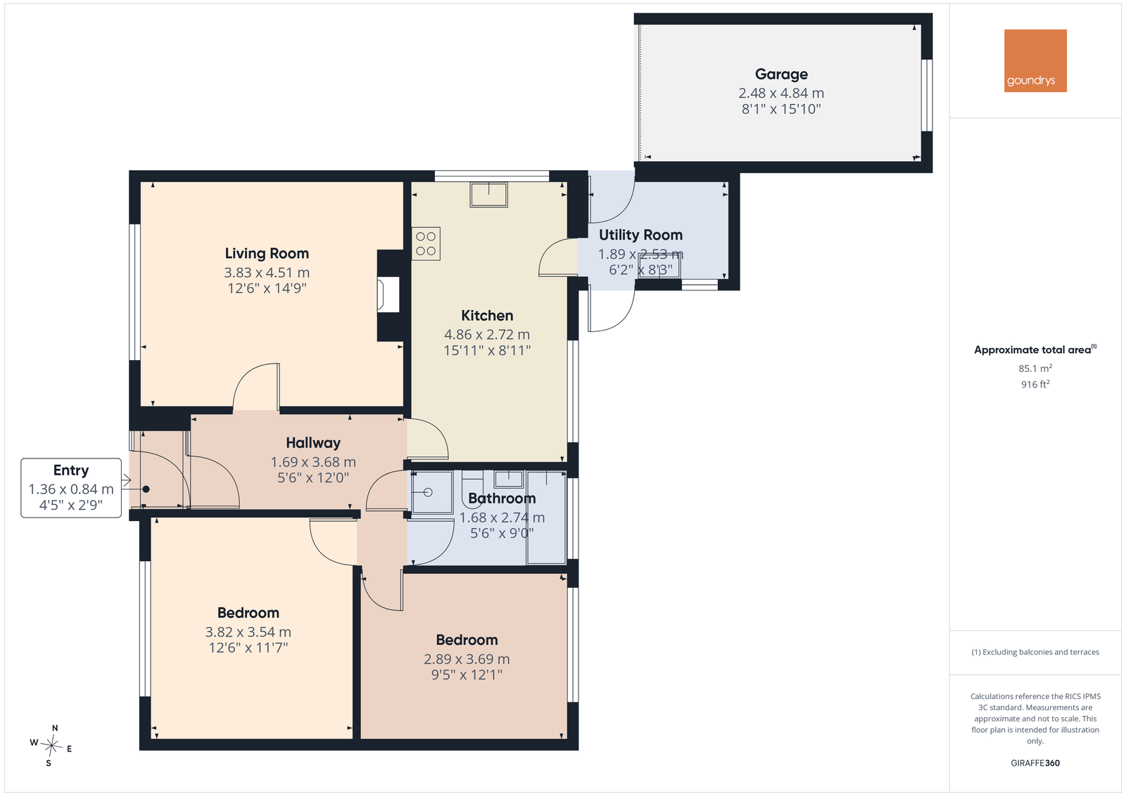 Westlea, Hugus Road, Truro floorplan