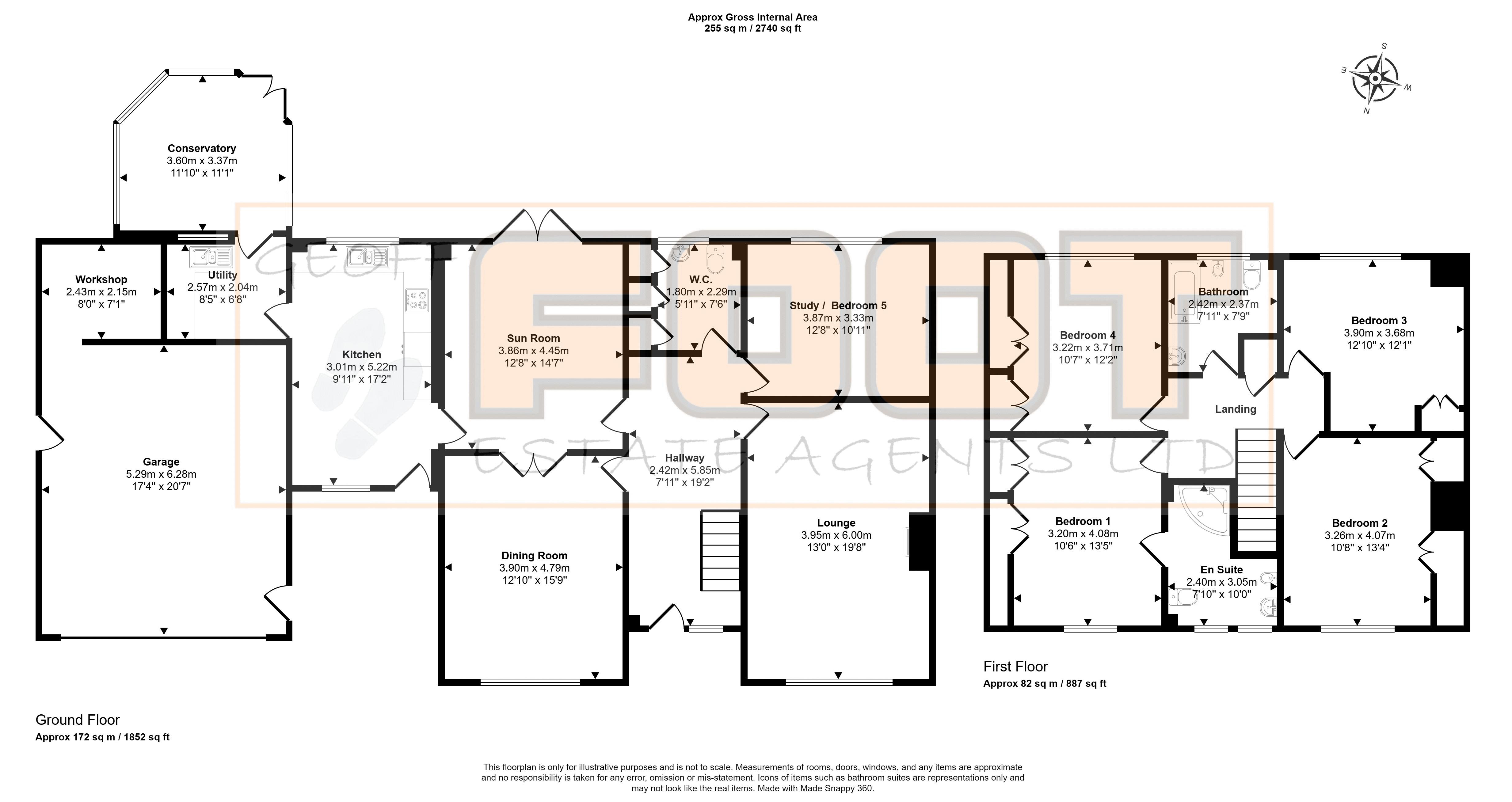 Herons Creek, Marine Walk, Hayling Island floorplan