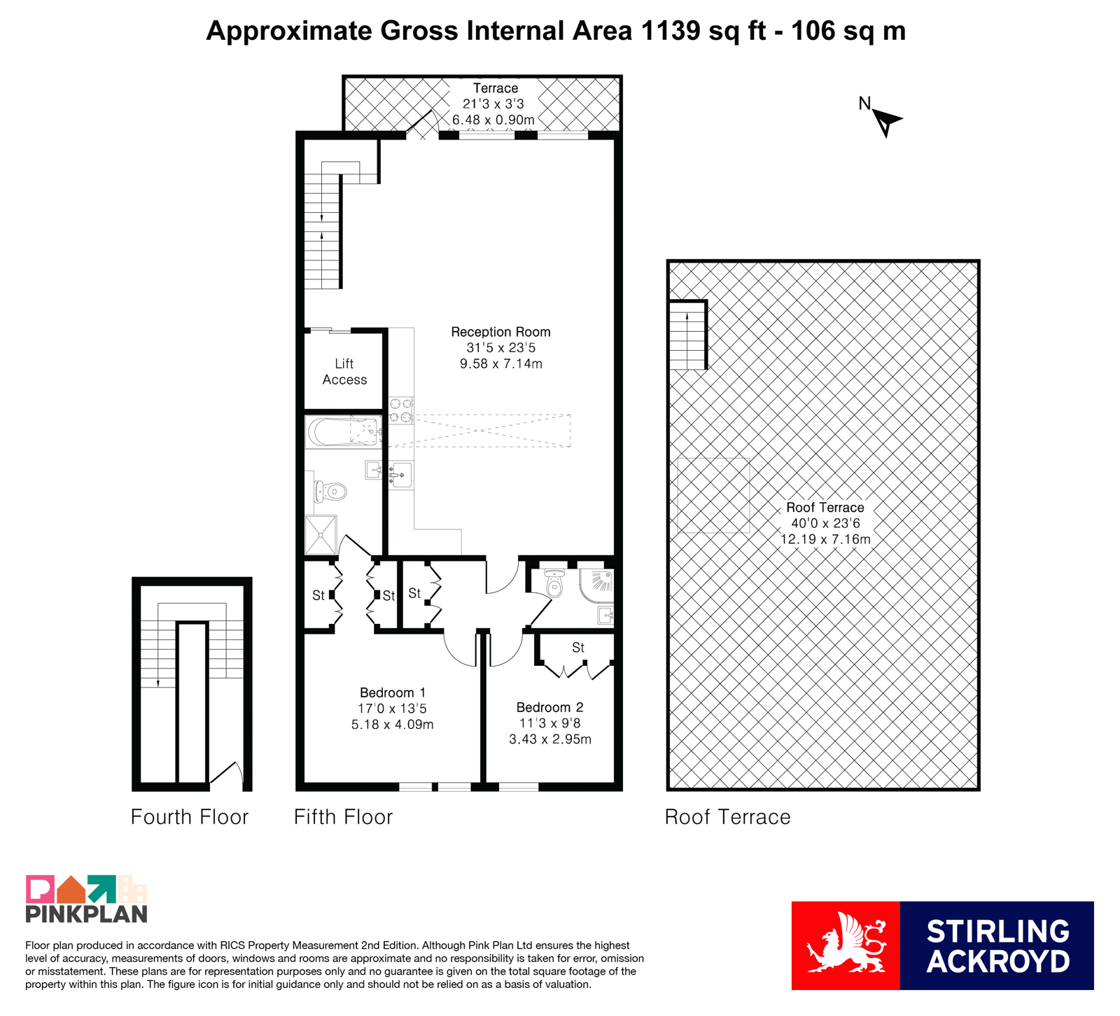 Flat 5, 4, Bath Street, London floorplan