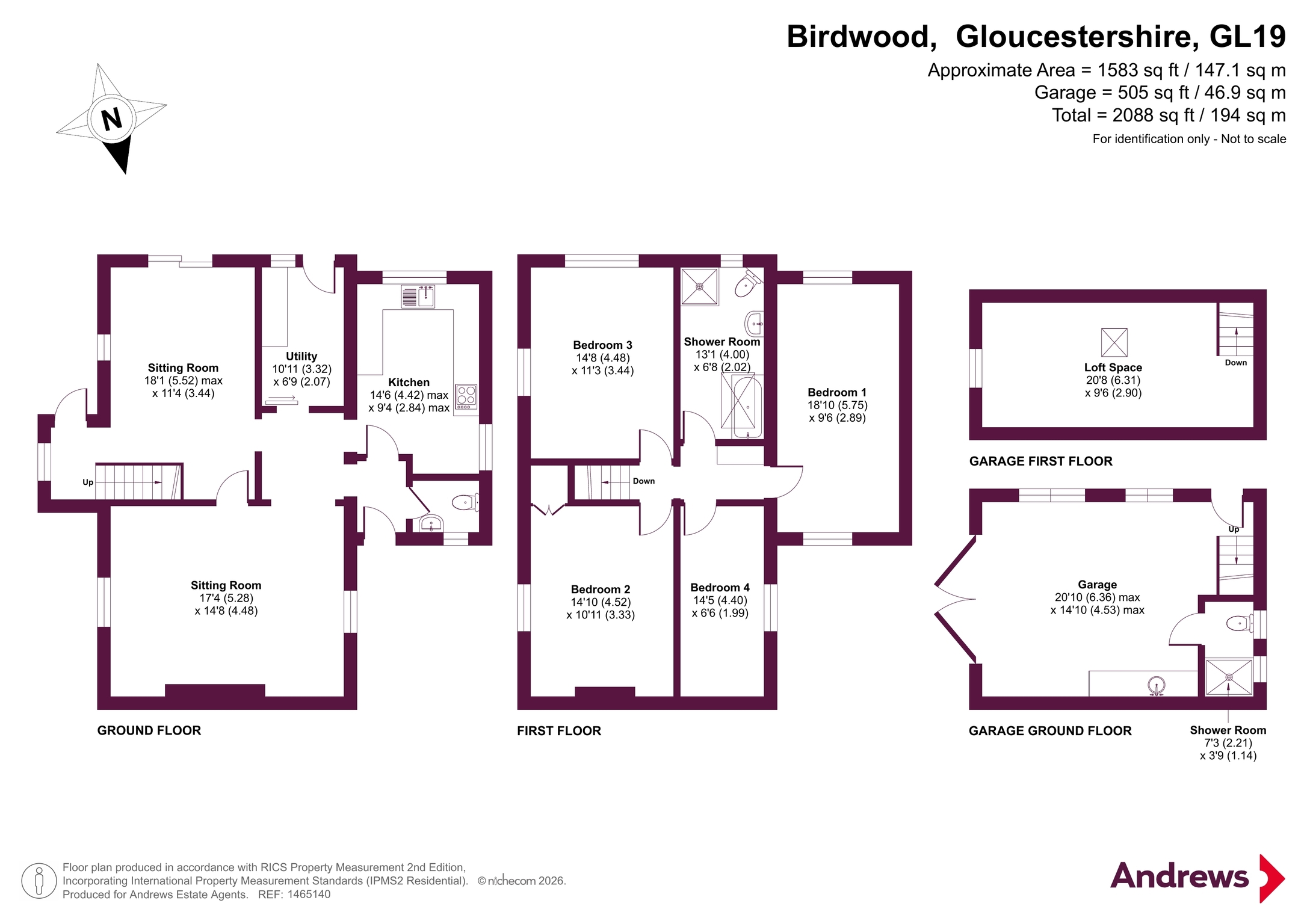 Hartpury House,, Birdwood, Gloucestershire floorplan