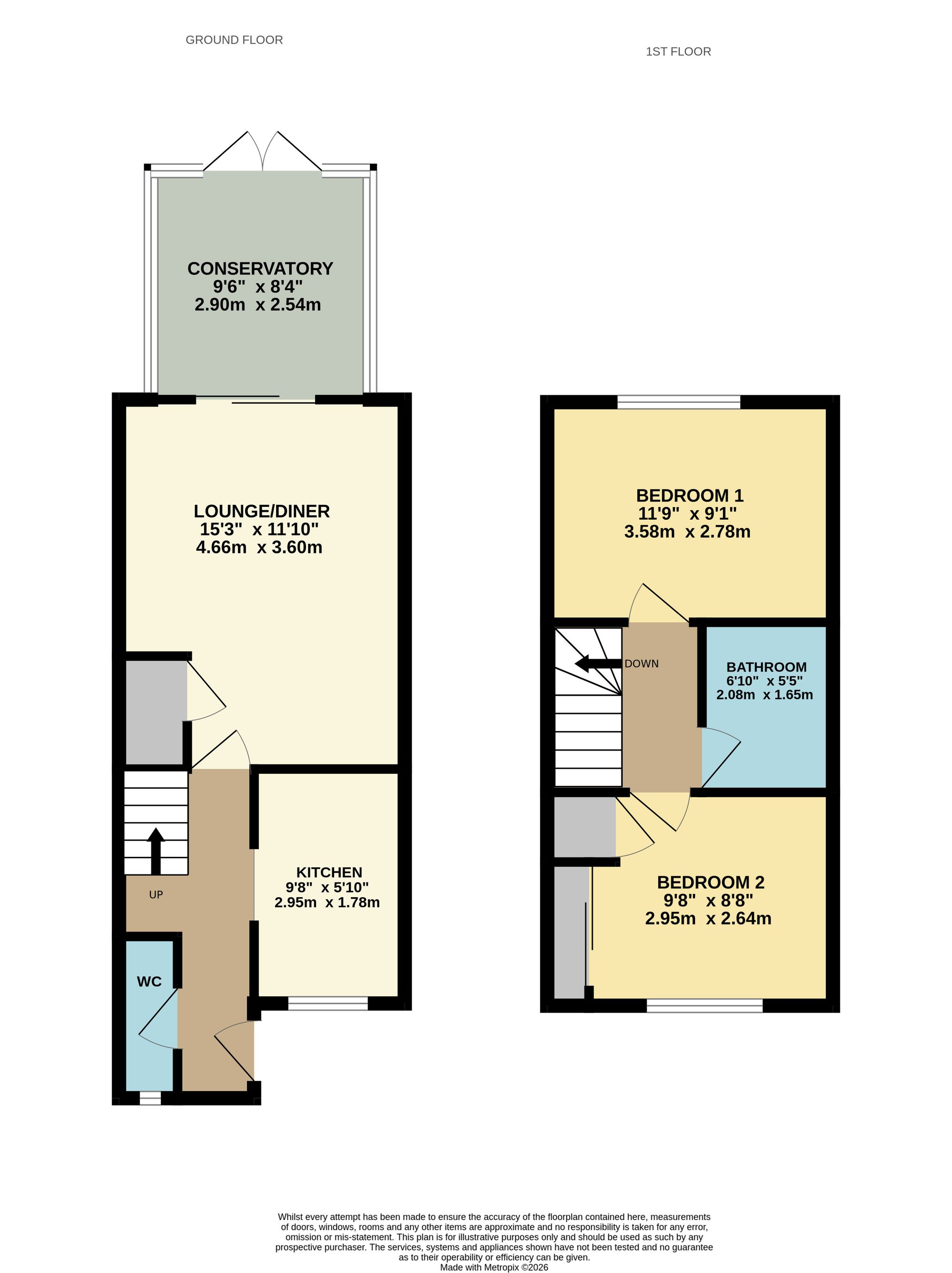 36 Waldon Gardens, Southampton floorplan