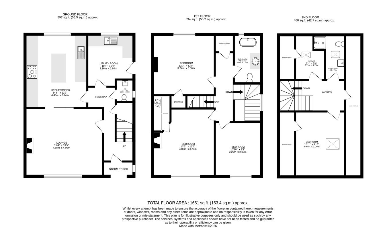65, Queensway, Haverfordwest floorplan
