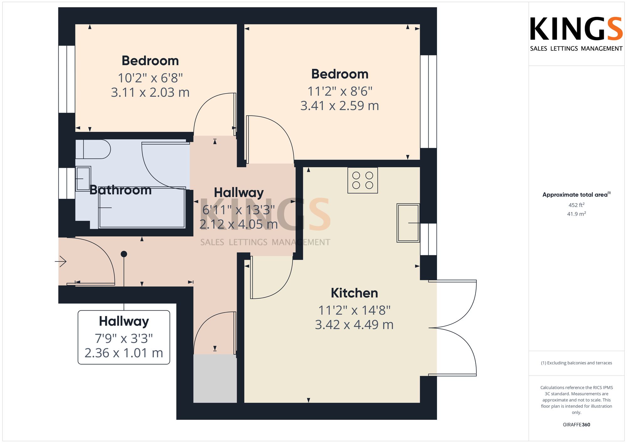 9a Broom Close, Hatfield floorplan