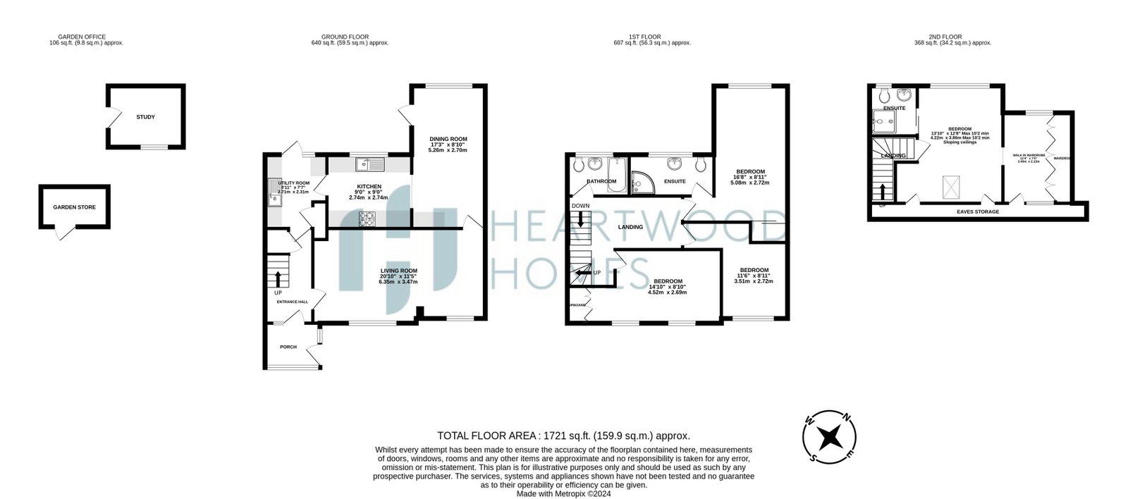 55, Furse Avenue, St. Albans floorplan