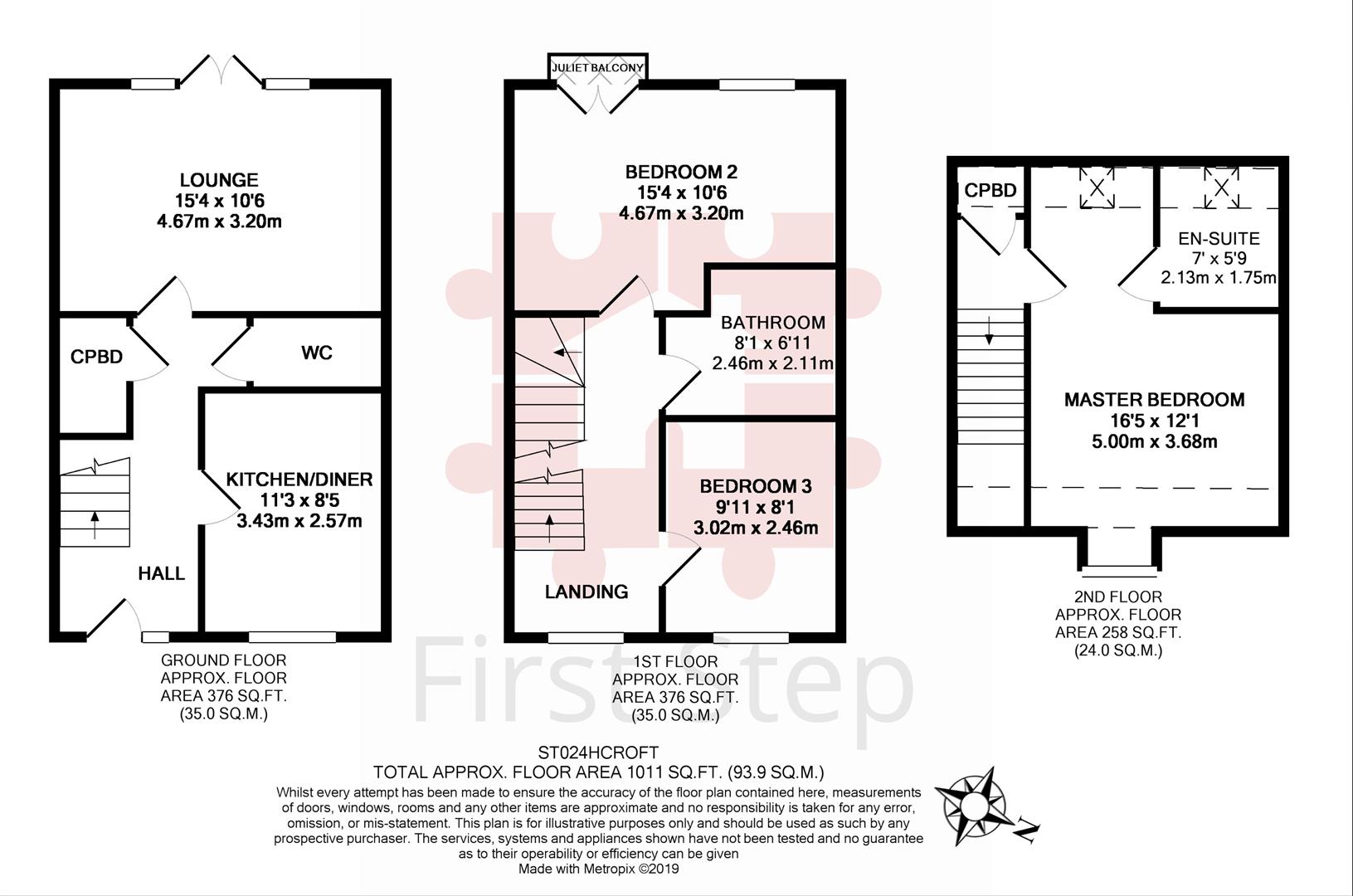 24, Hawthorn Croft, Hitchin floorplan