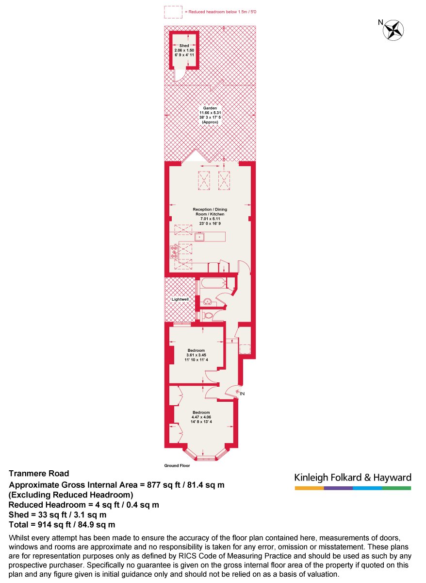 Tranmere Road, London floorplan
