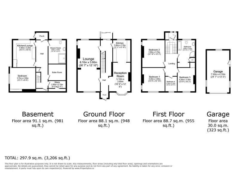 19, Powderham Road, Newton Abbot floorplan