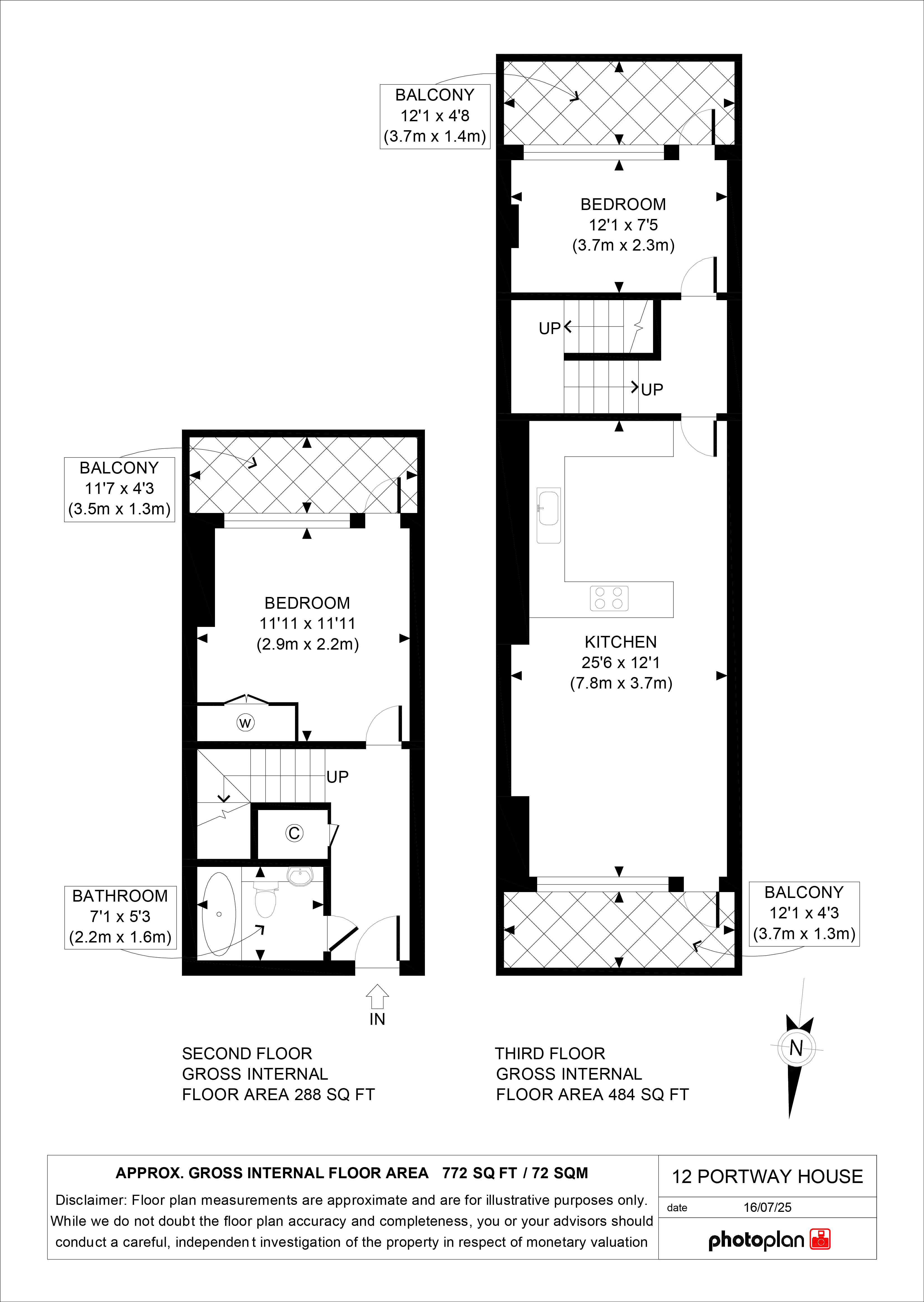 Ossory Road, London floorplan