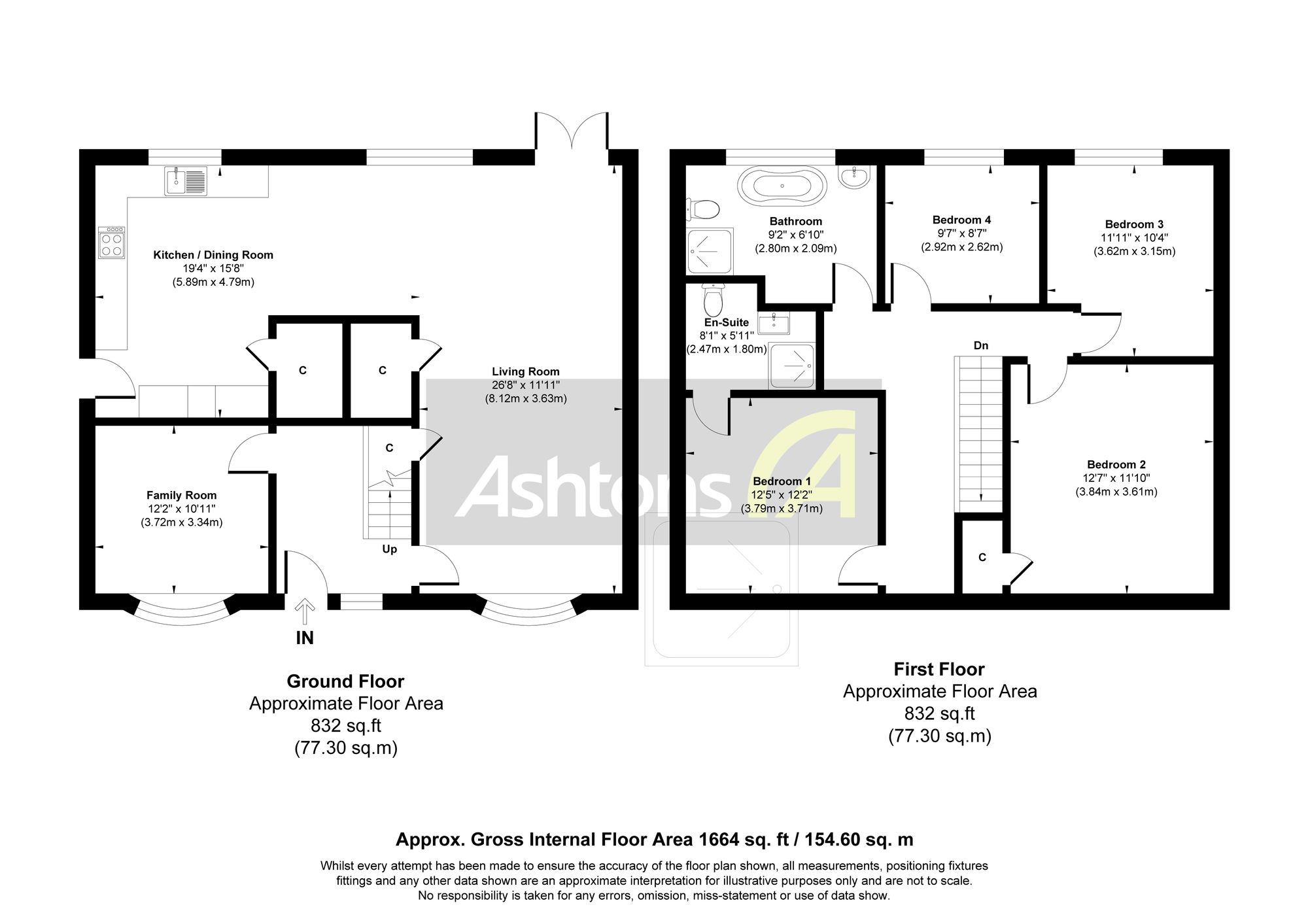 10 Trentham Close, Widnes floorplan