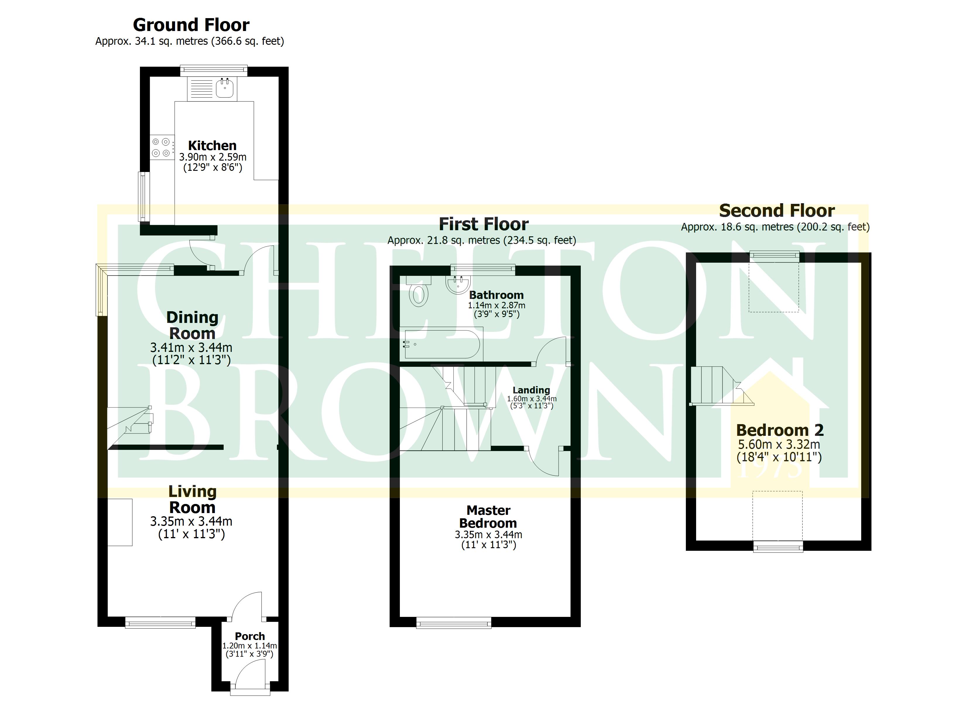 18, The Green, Northampton floorplan
