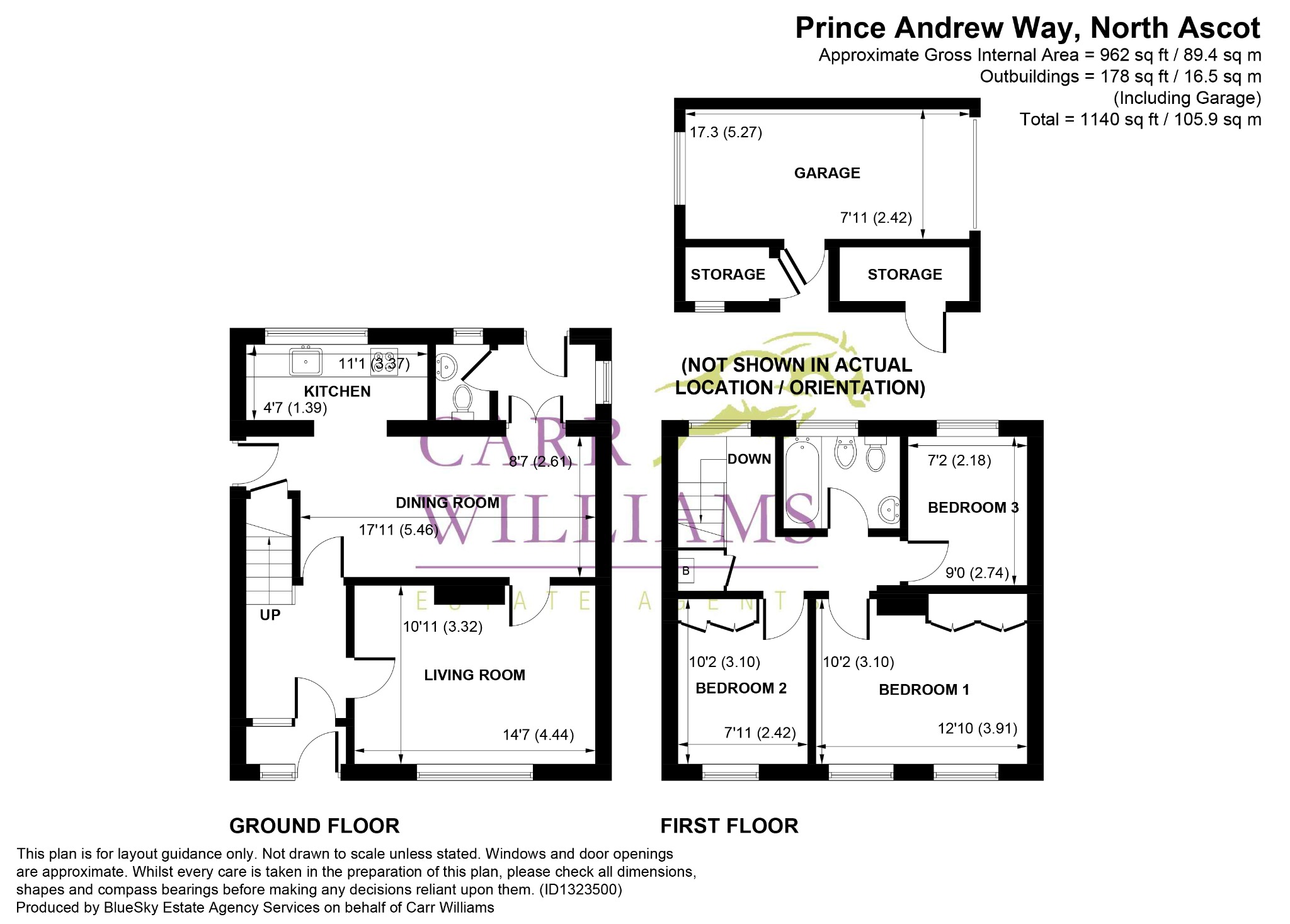 48 Prince Andrew Way, Ascot floorplan