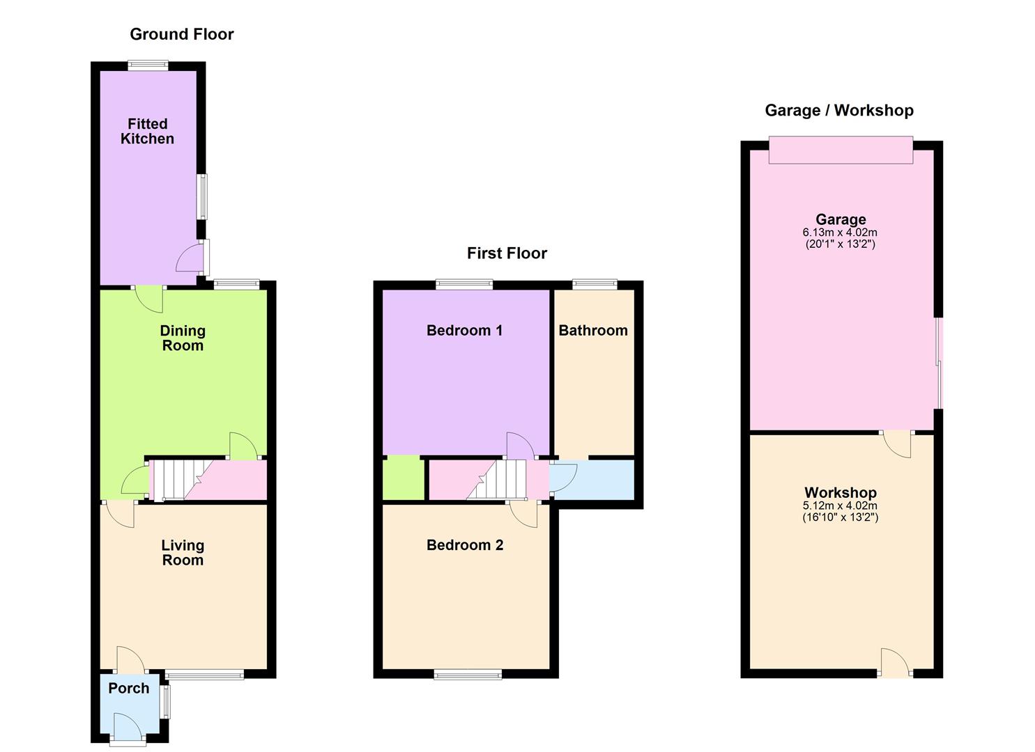 2 Bedrooms Semi-detached house for sale in Leicester Road, Ibstock LE67