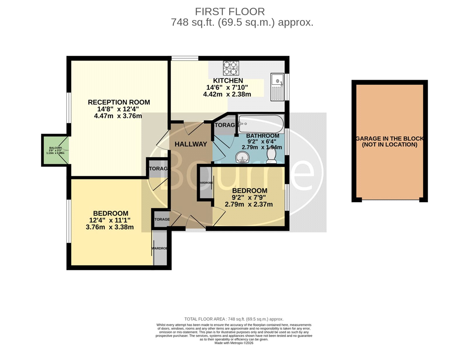 16, Telford Court, Guildford floorplan
