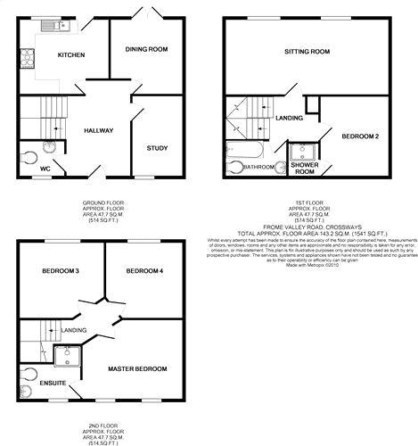 44, Frome Valley Road, Dorchester floorplan