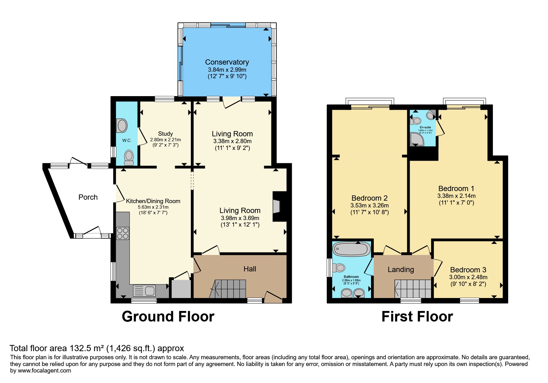 9, Lesmond Crescent, Barnsley floorplan