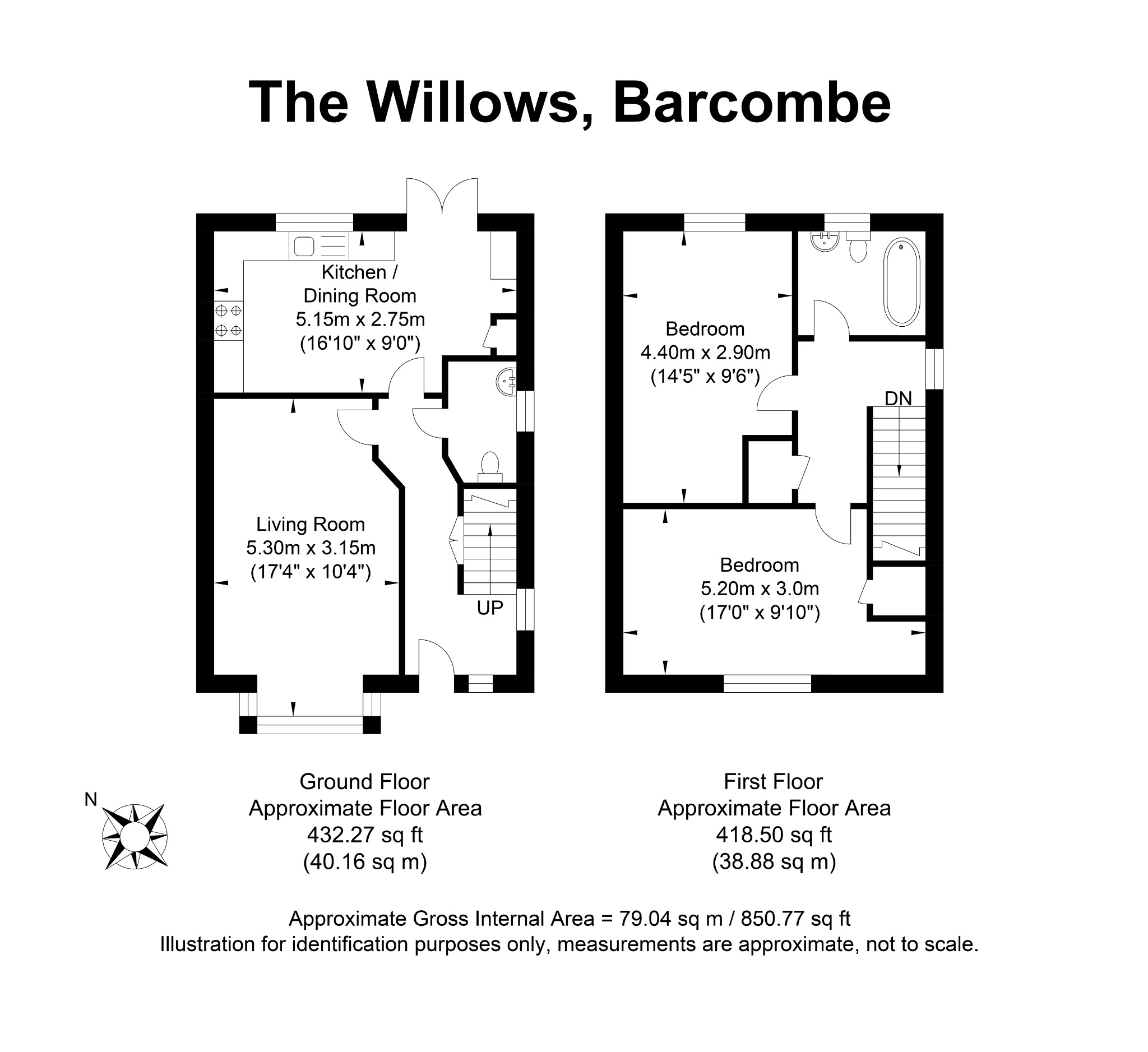 7, The Willows, Lewes floorplan