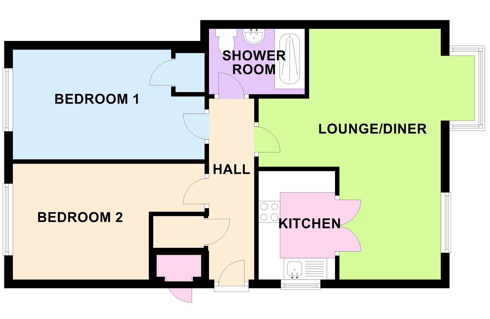 St. James Oaks, Trafalgar Road, Gravesend DA11, 2 bedroom property for