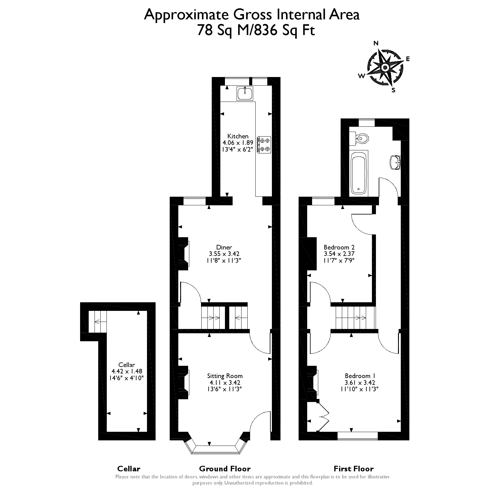 Brighton Road, Godalming GU7, 2 bedroom terraced house for sale
