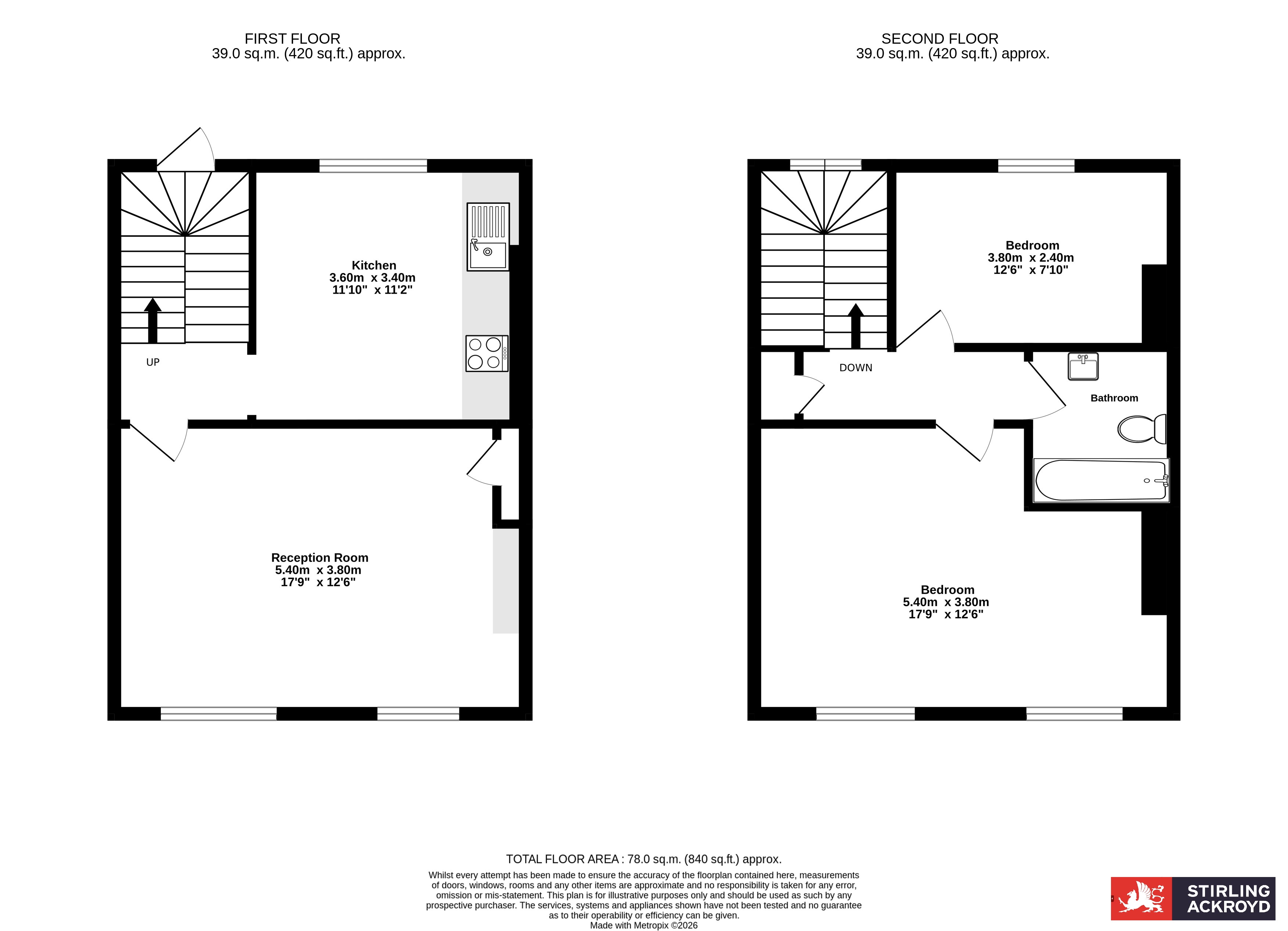Glenarm Road, London floorplan