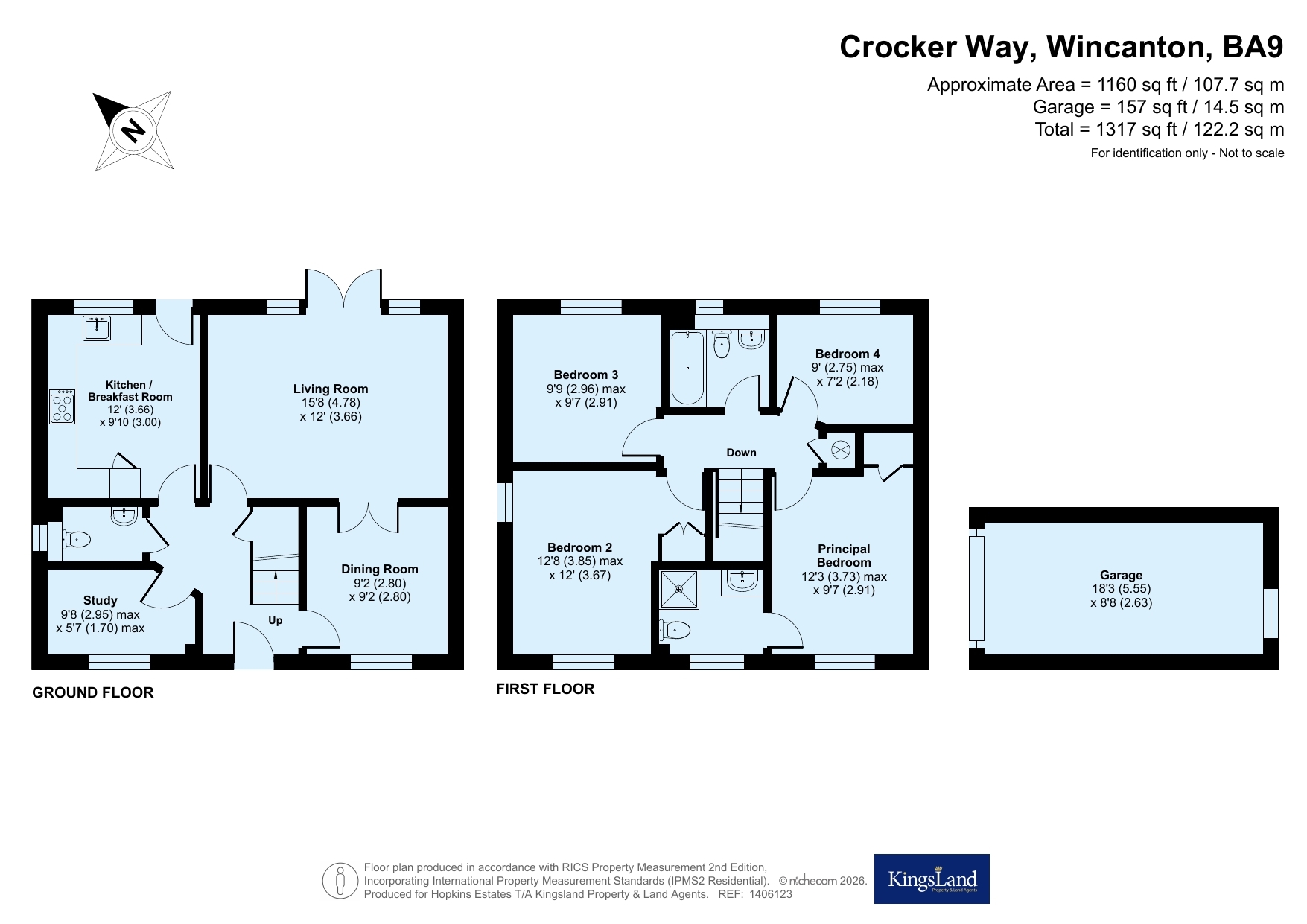 137, Crocker Way, Somerset floorplan