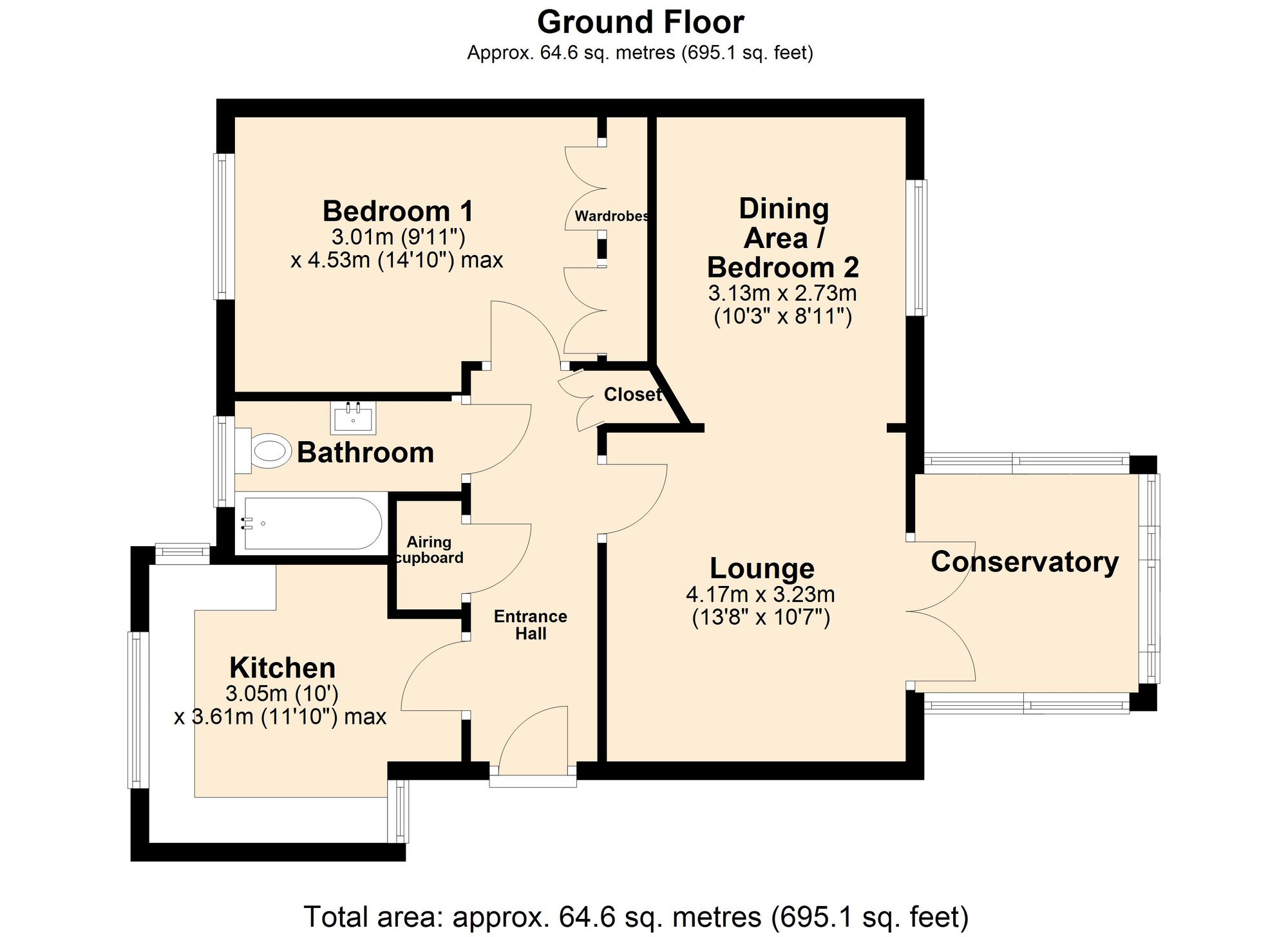 16 Avon Meadow Close, Stratford-Upon-Avon floorplan