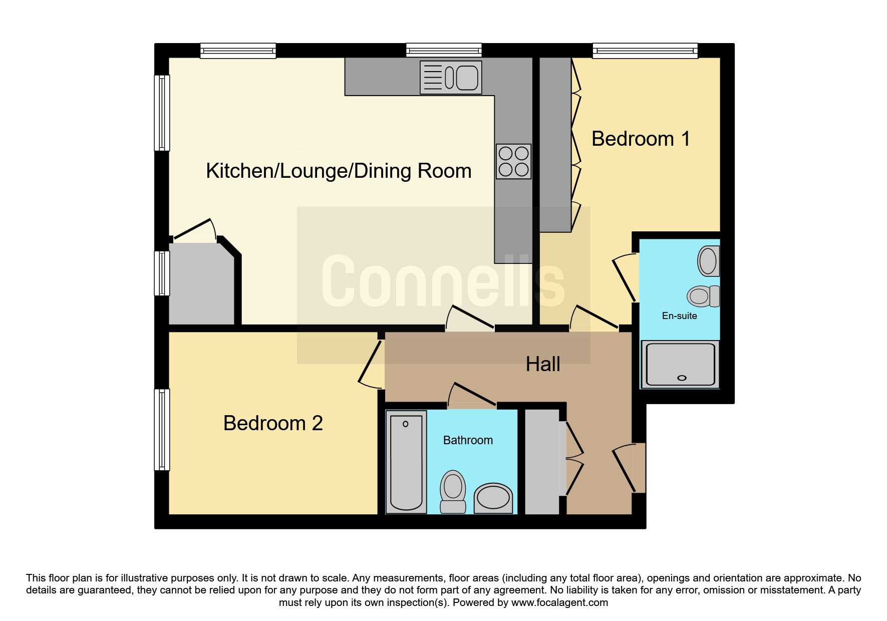 Flat 13, Lyon House, Anton Close, Rugby floorplan