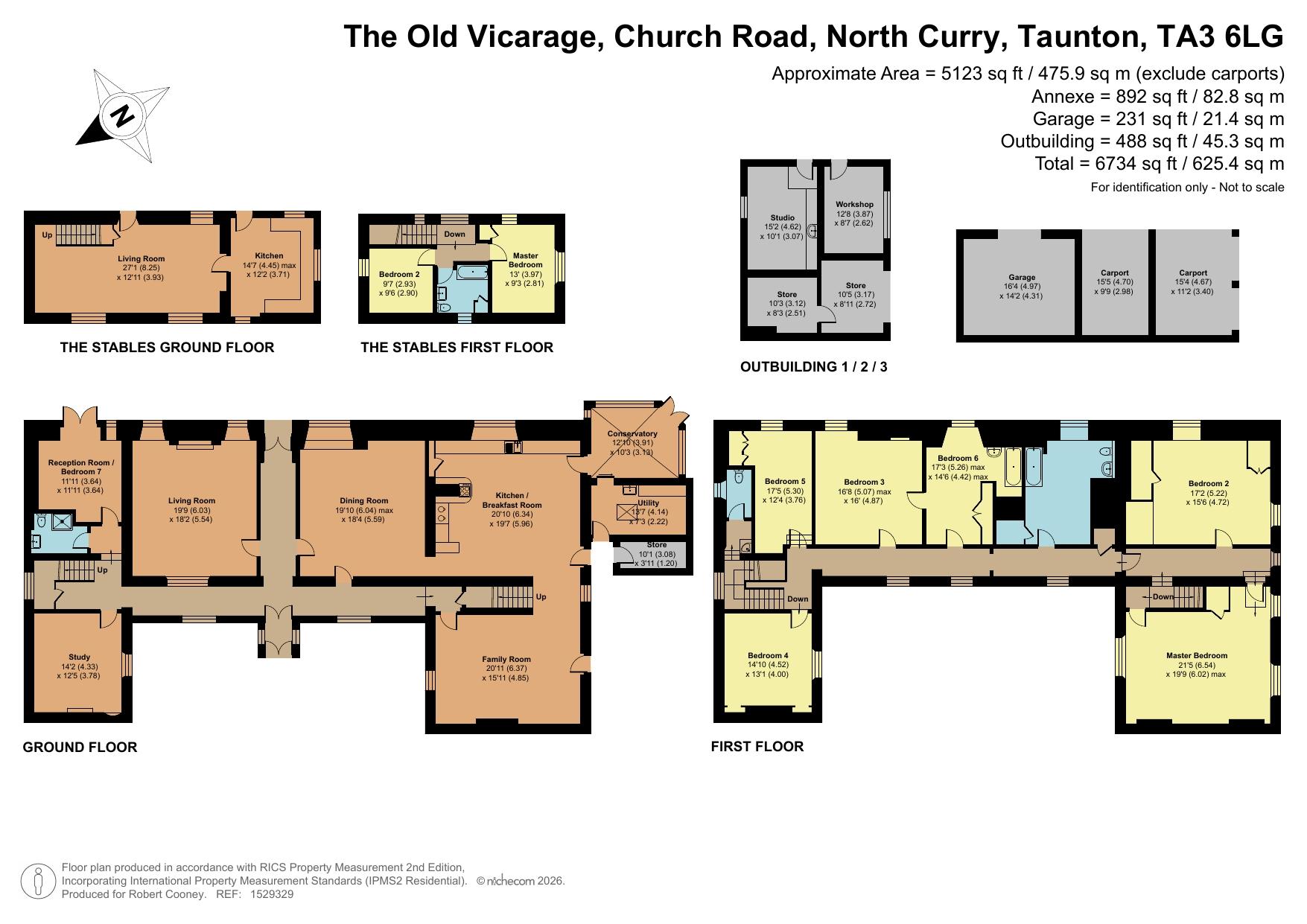The Old Vicarage, Church Road, Taunton floorplan