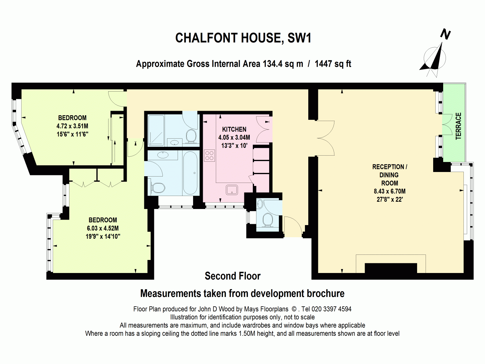 Chalfont House, 1921 Chesham Street, Belgravia, London SW1X, 2 bedroom flat for sale 52707110