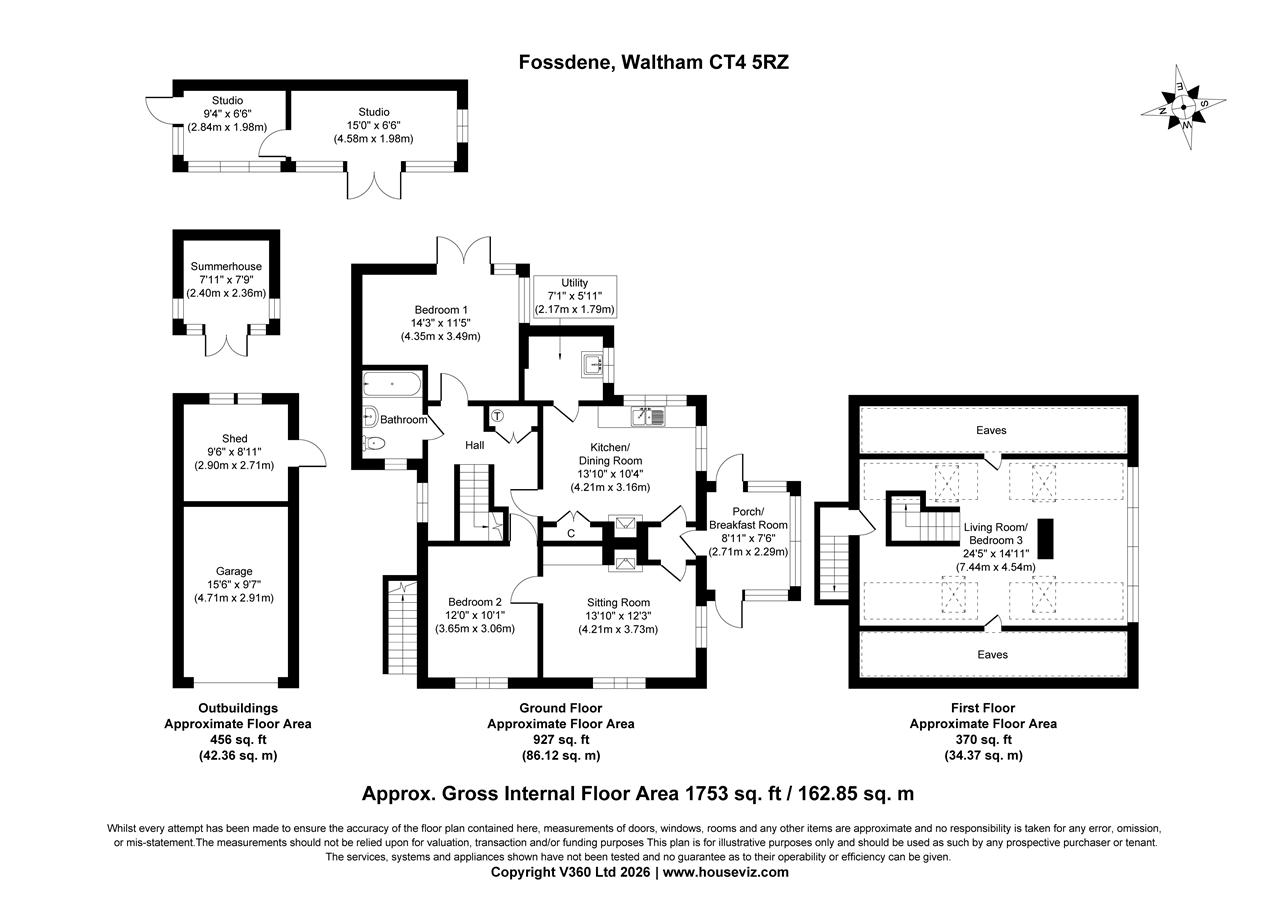 Fossdene, Waltham floorplan
