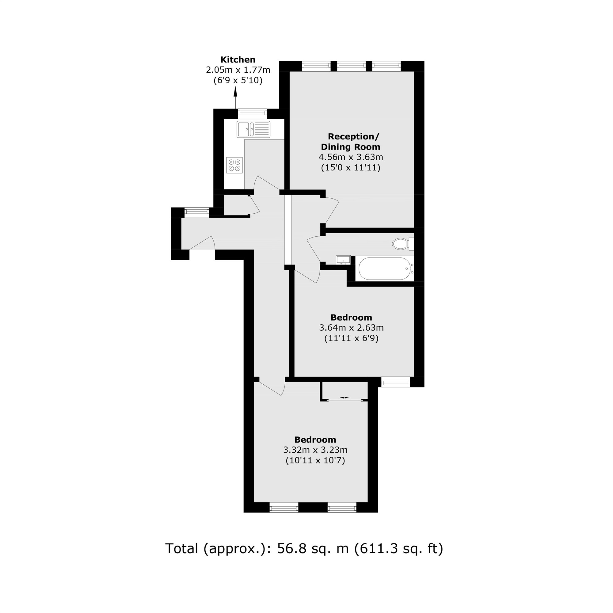 Halesworth Road, London floorplan