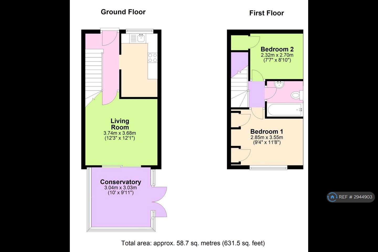 Golden Lion Close, Hereford floorplan