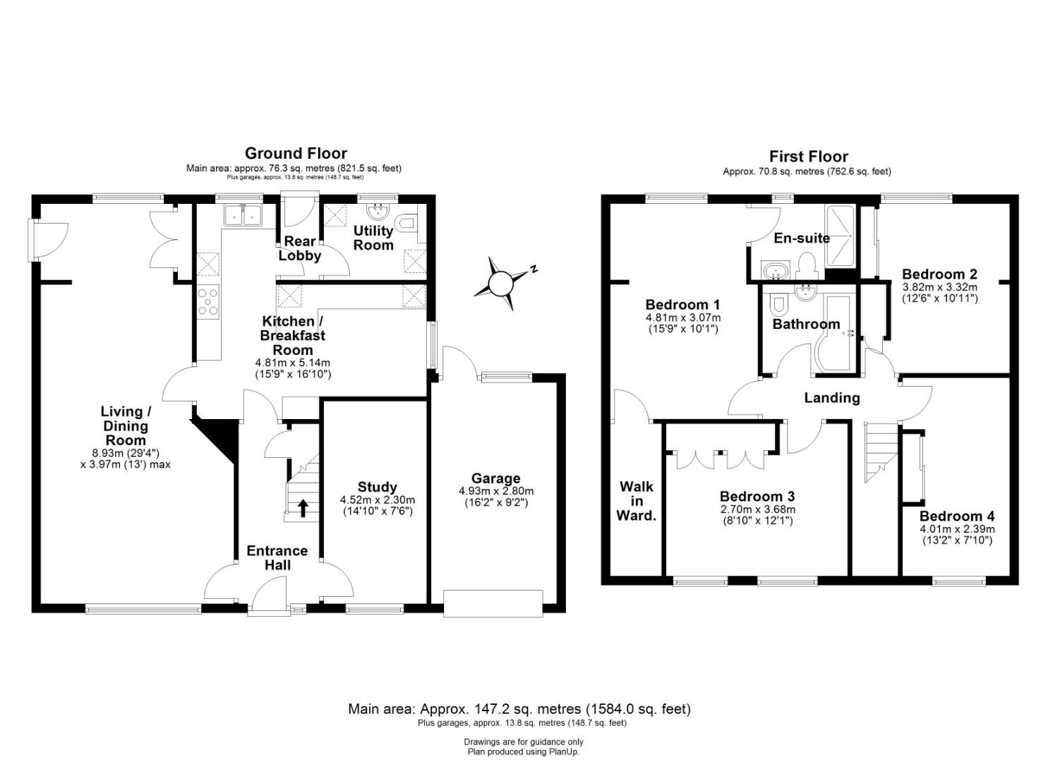 14, Lewis Crescent, Abington, Cambridge floorplan