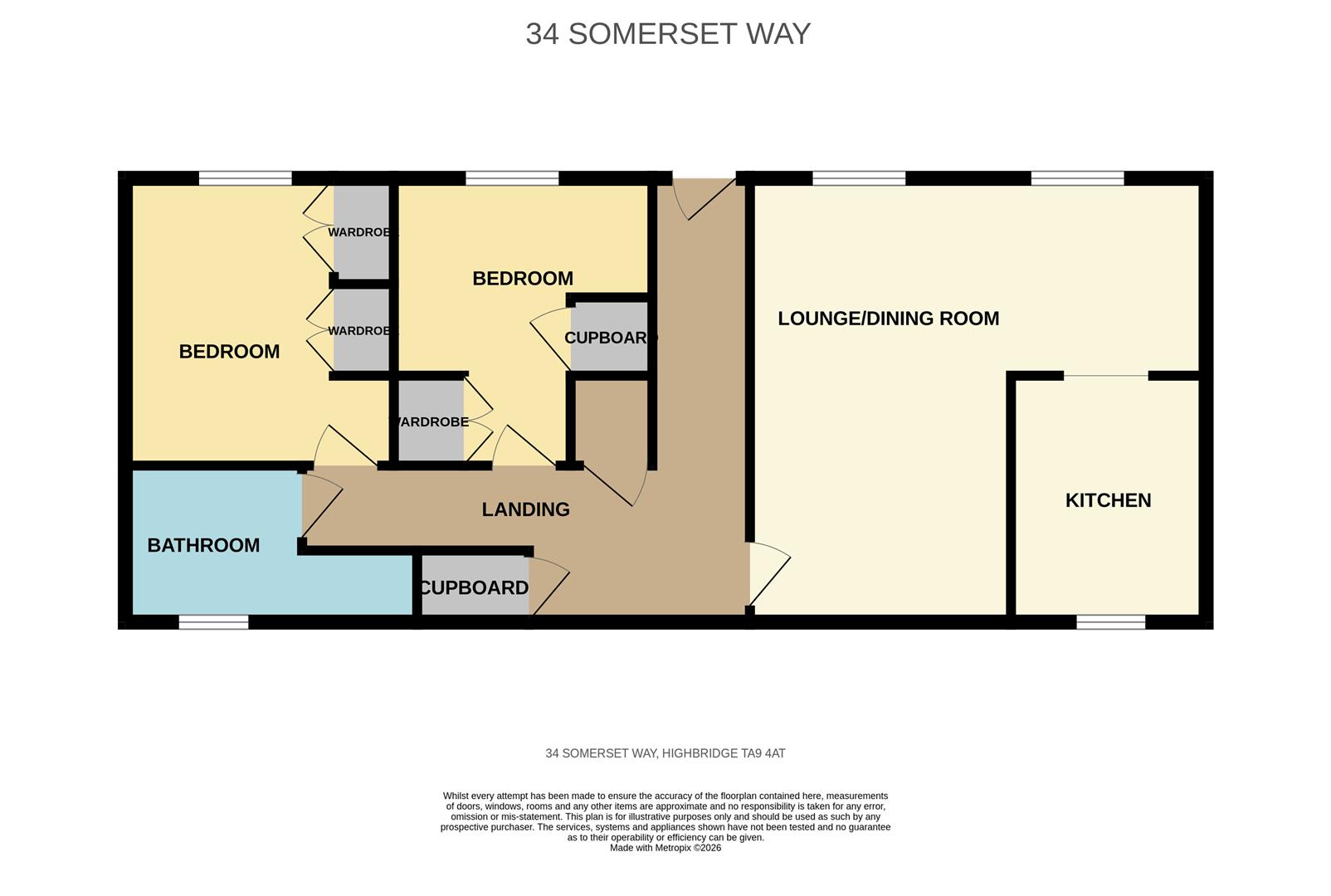 Somerset Way, Highbridge floorplan