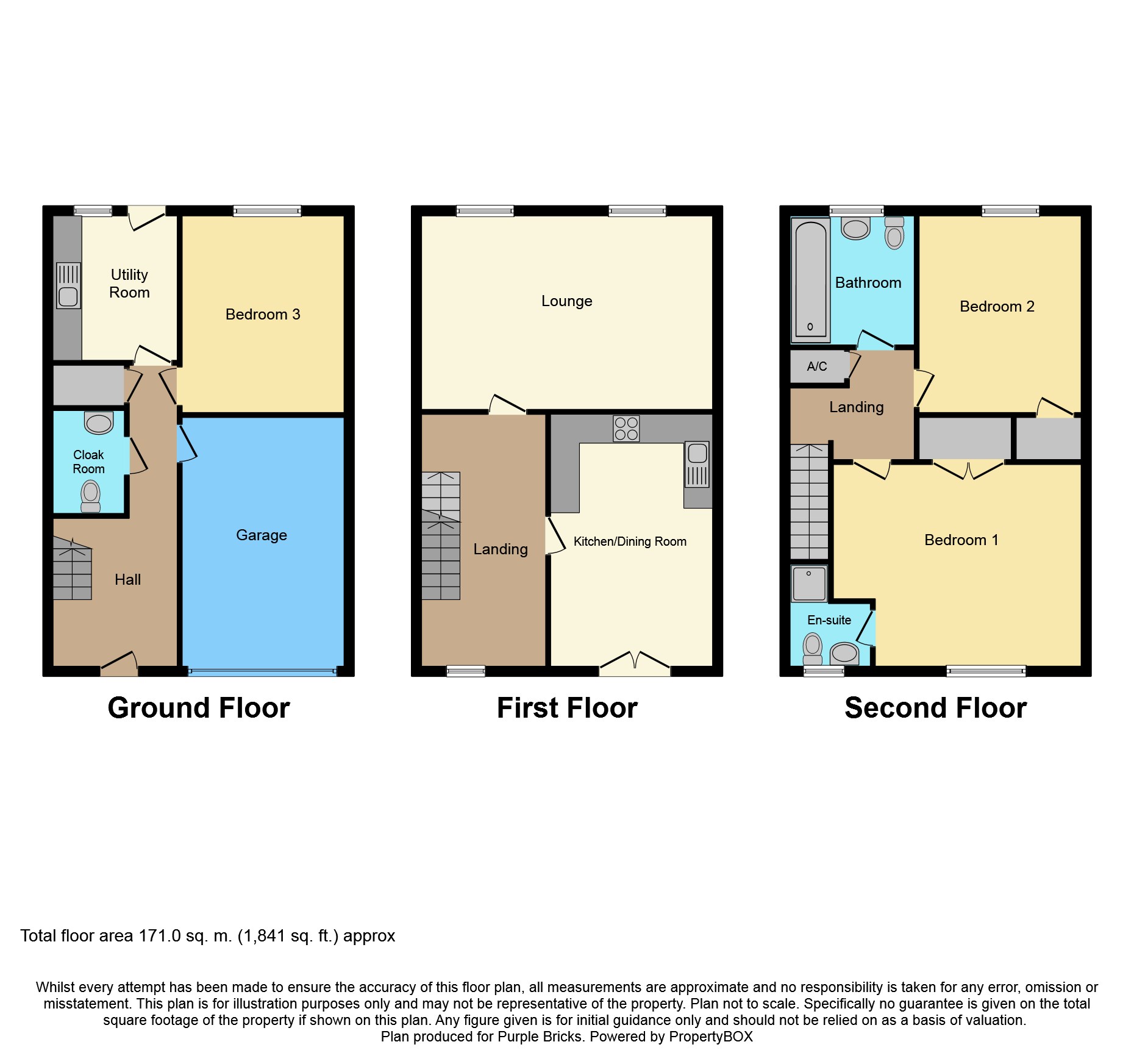 3 Bedrooms Terraced house for sale in Wellington Close, Stafford ST16