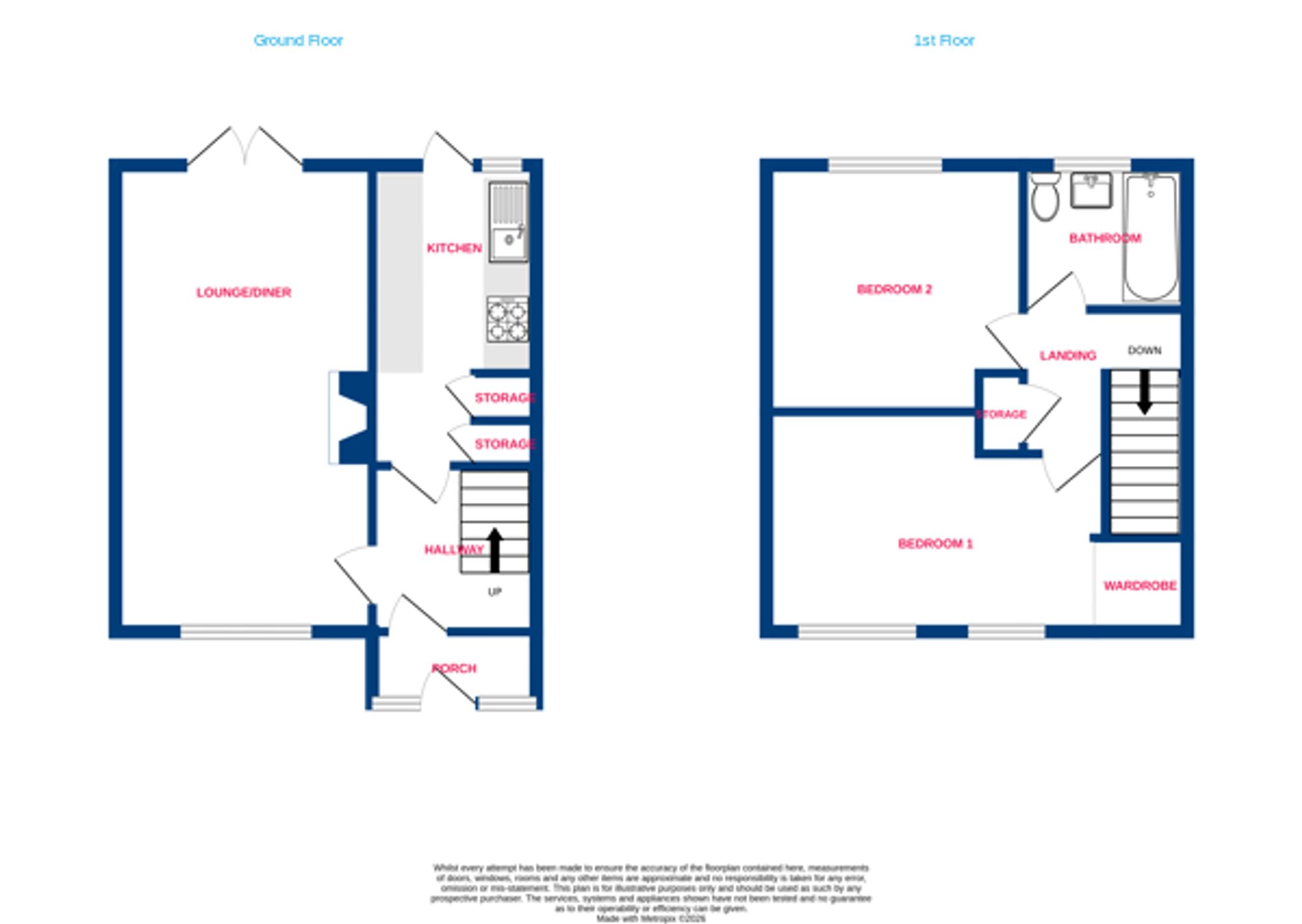 56 Waldringfield, Basildon floorplan