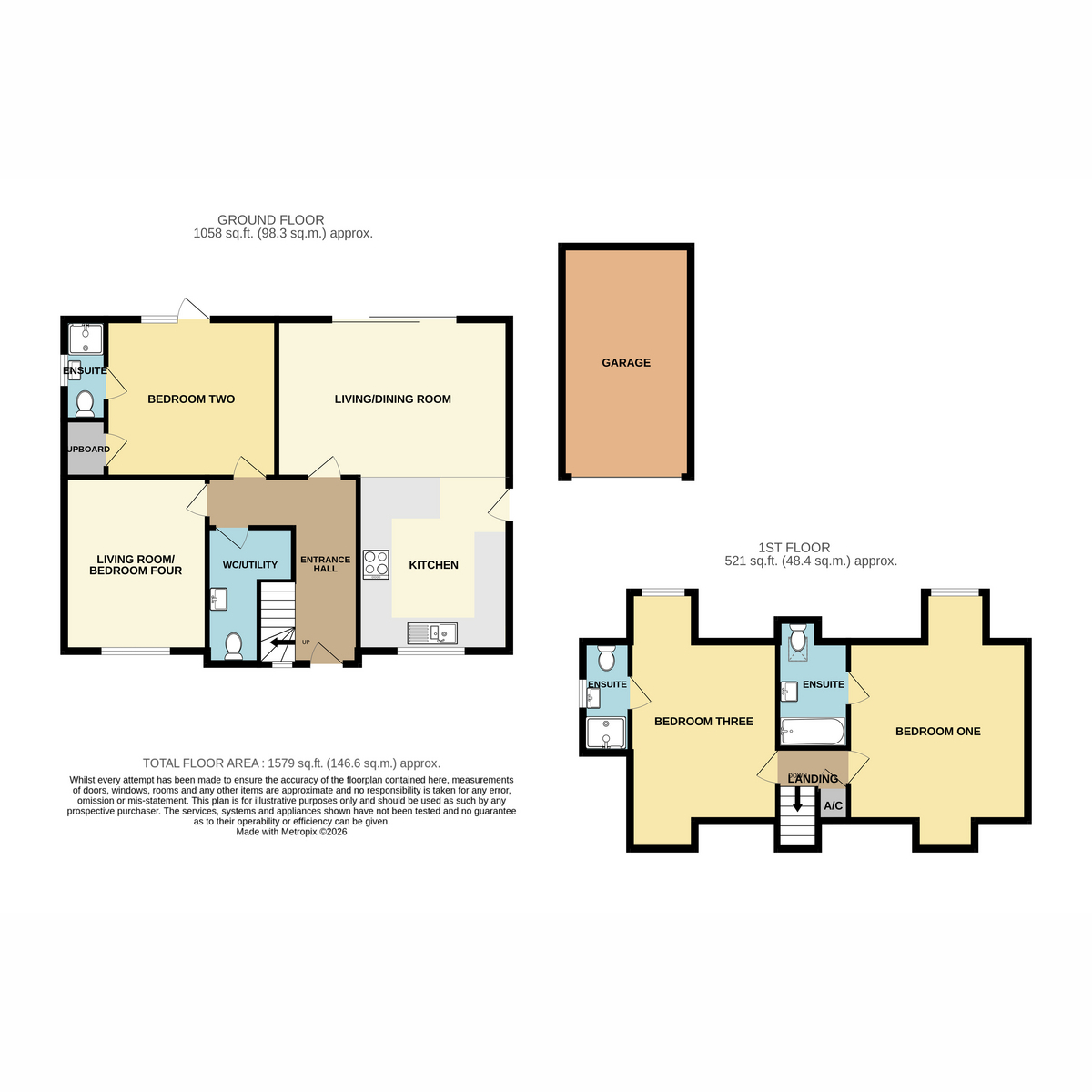 Marles Close, Honiton floorplan