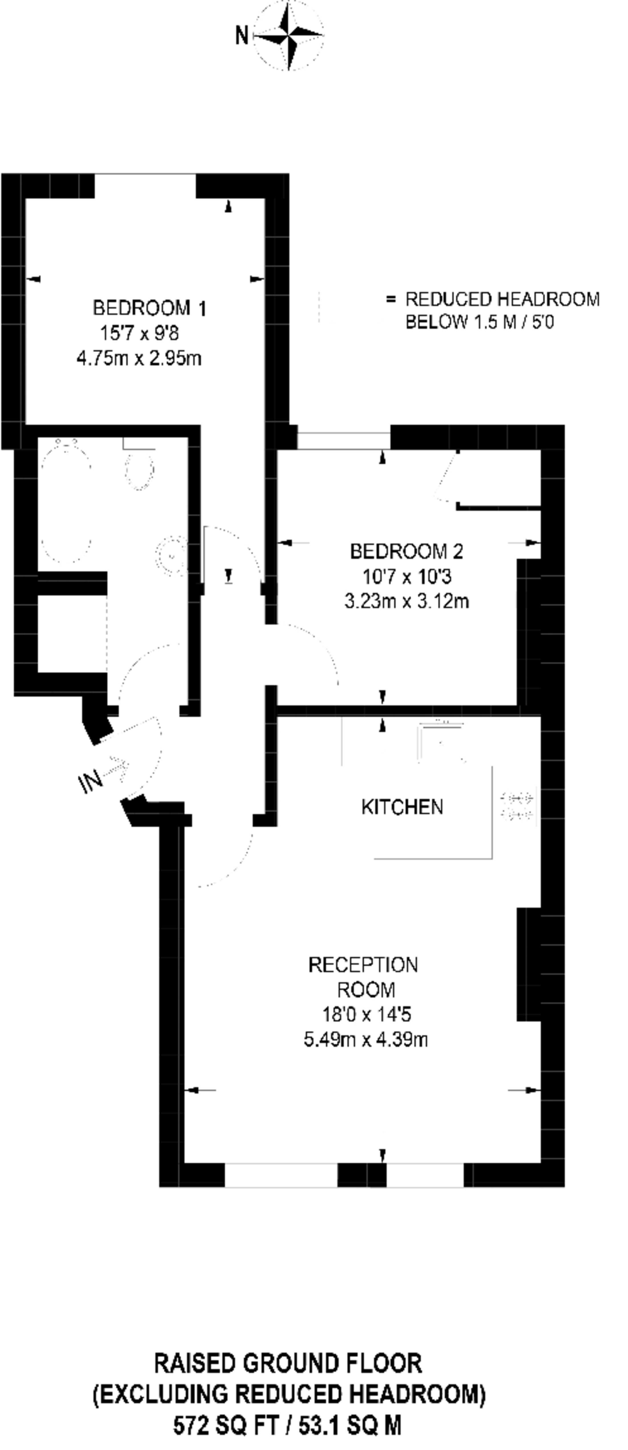 Brixton Road, SW9, Oval floorplan